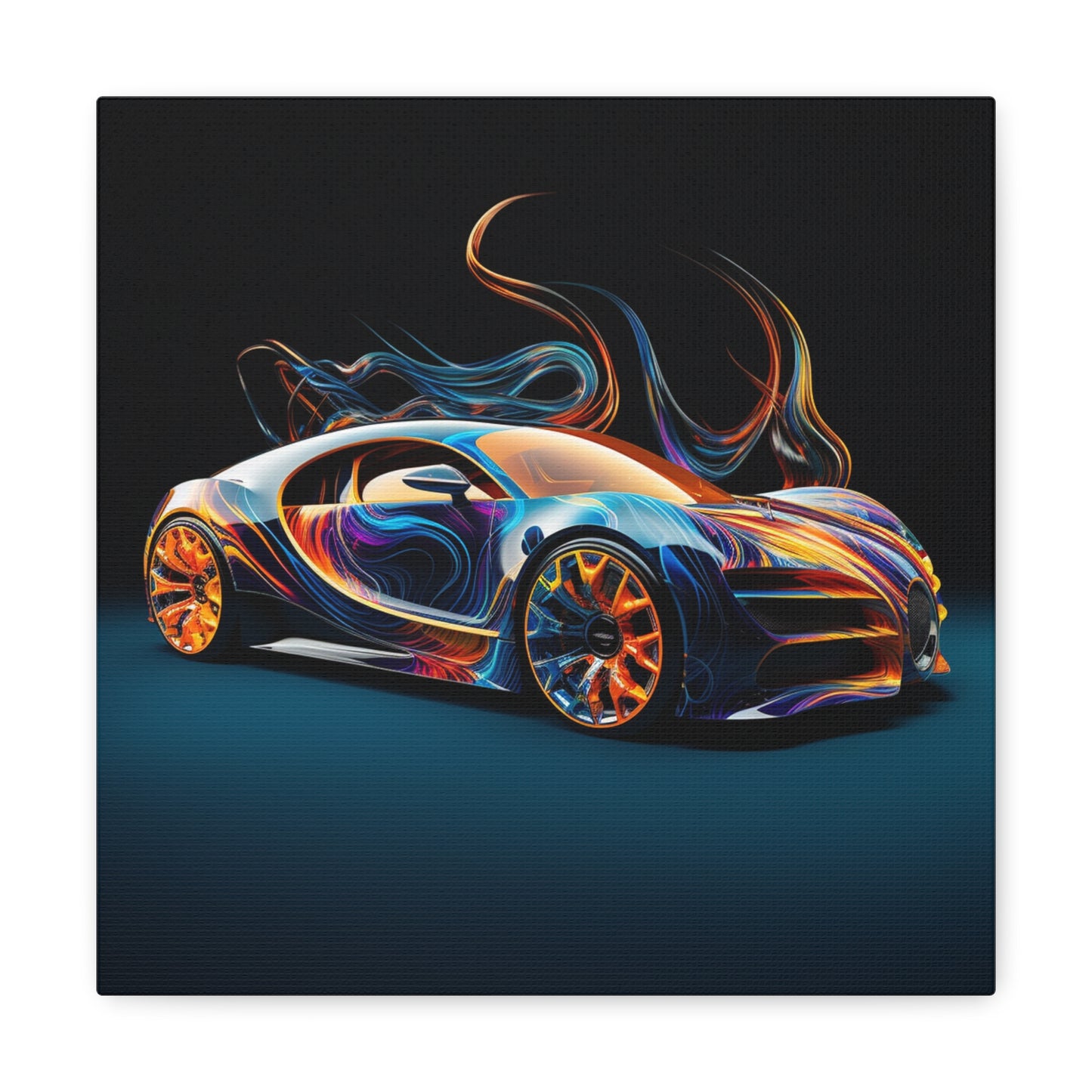 Canvas Gallery Wraps Bugatti Abstract Flair 2