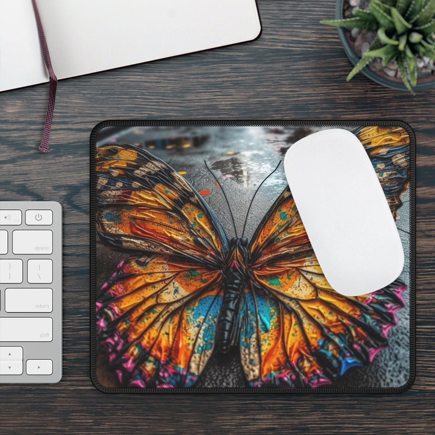 Gaming Mouse Pad  Liquid Street Butterfly 1