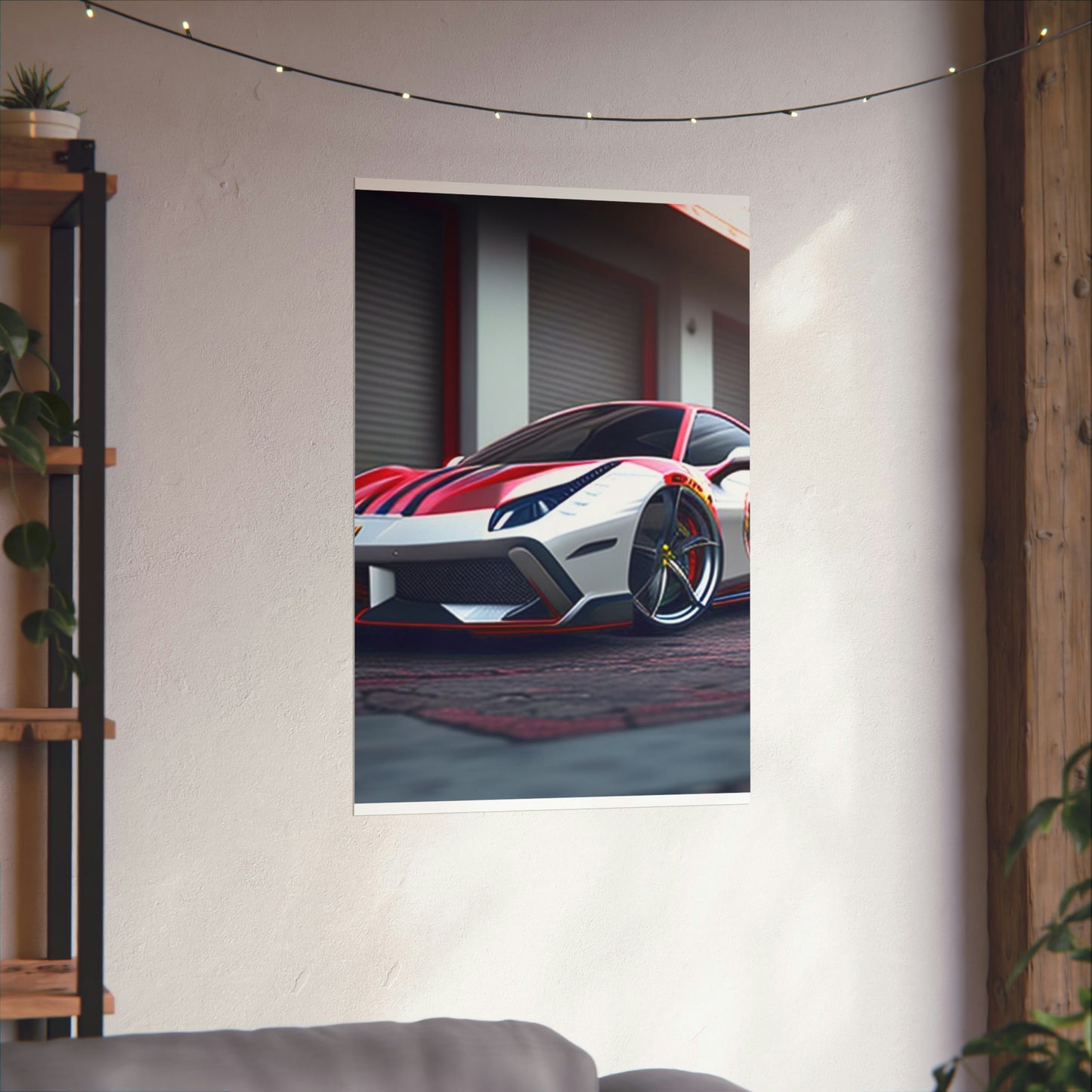 Premium Matte Vertical Posters Ferrari Hyper 3