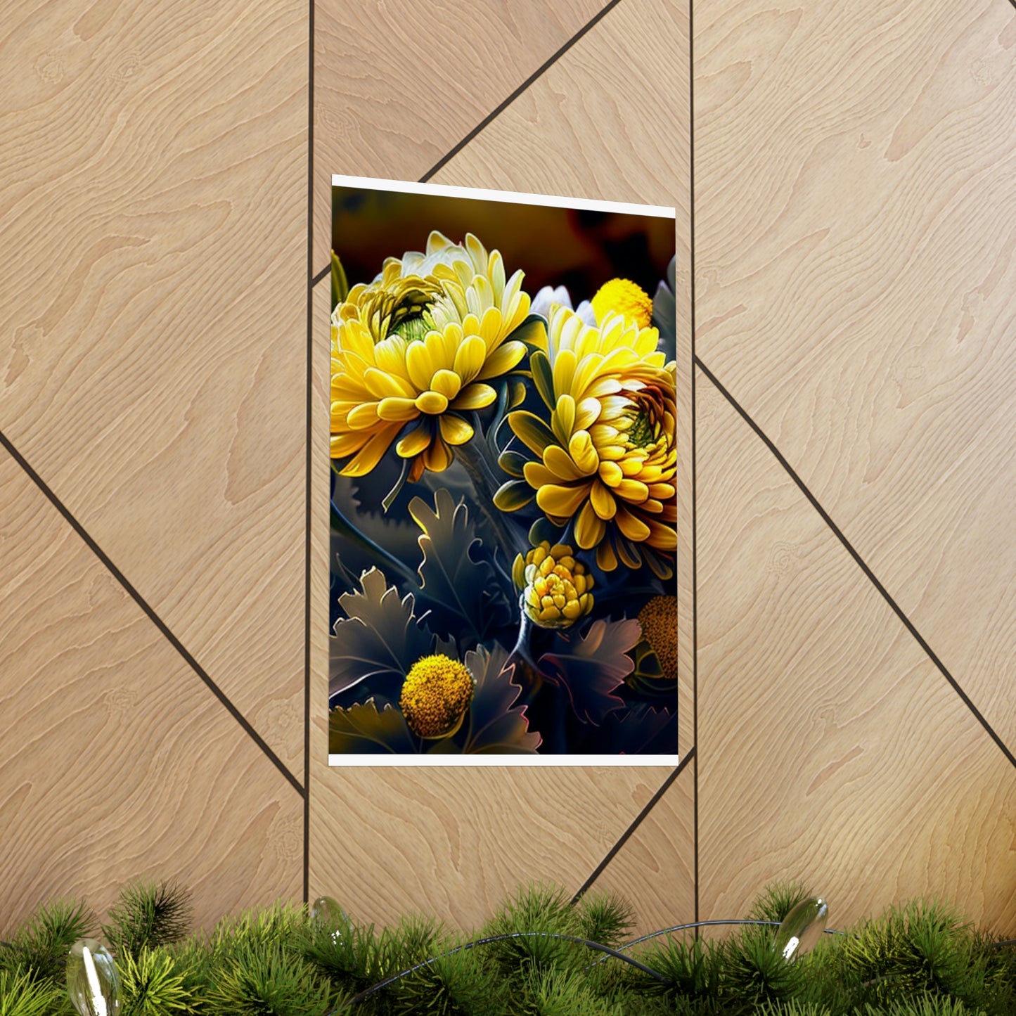 Premium Matte Vertical Posters Yellow Hermosas Flores Amarillas 3