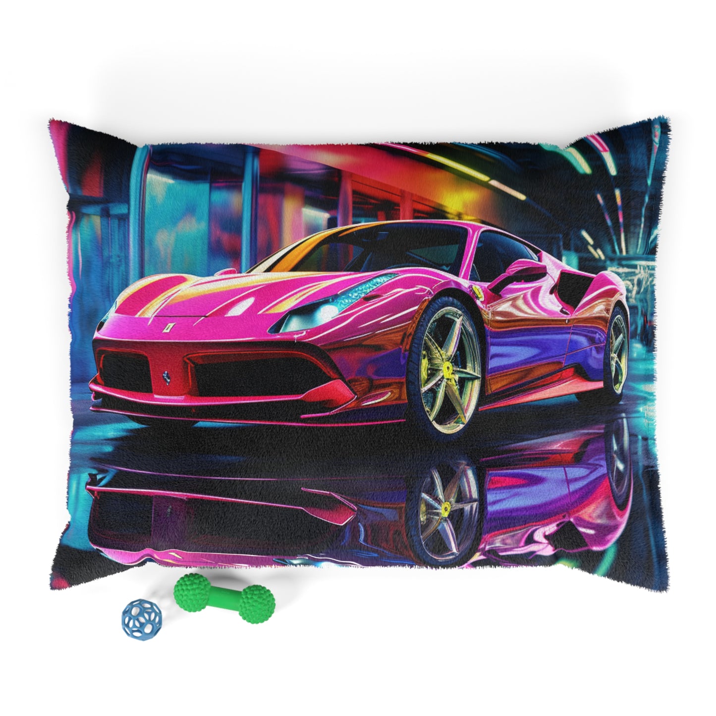 Pet Bed Pink Macro Ferrari 4