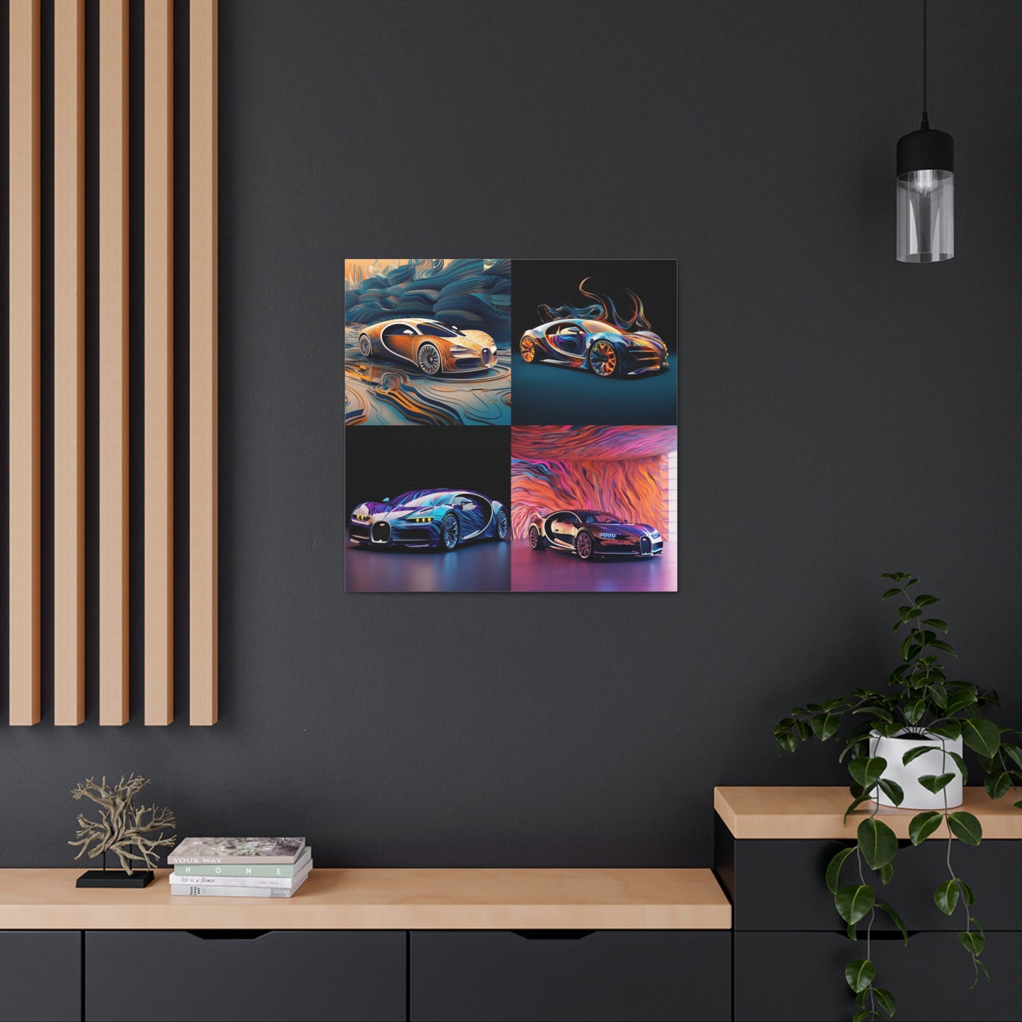 Canvas Gallery Wraps Bugatti Abstract Flair 5