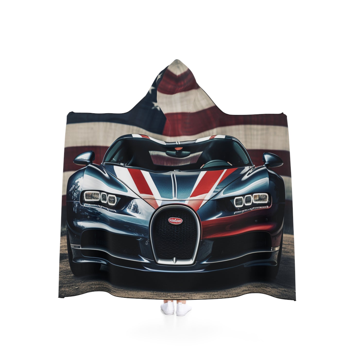 Hooded Blanket Bugatti Flag 2