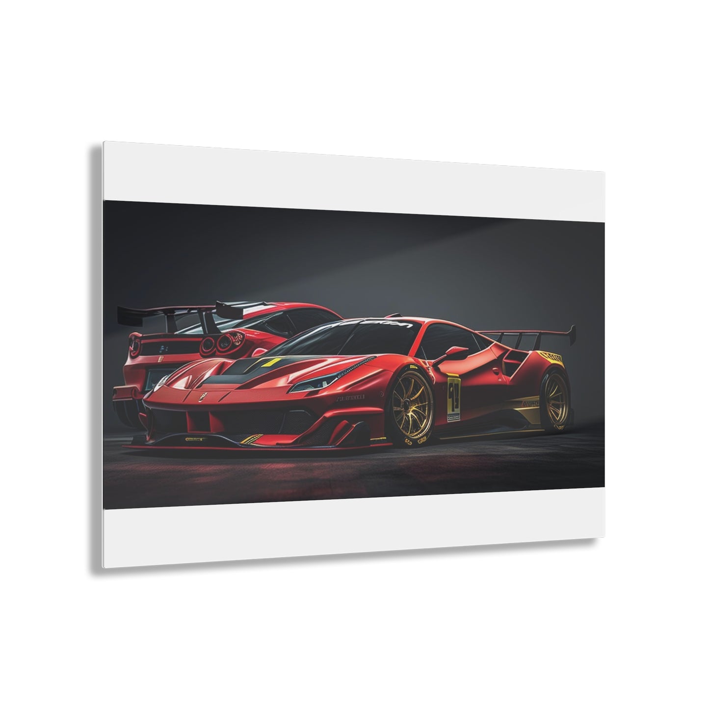 Acrylic Prints Ferrari Red 3