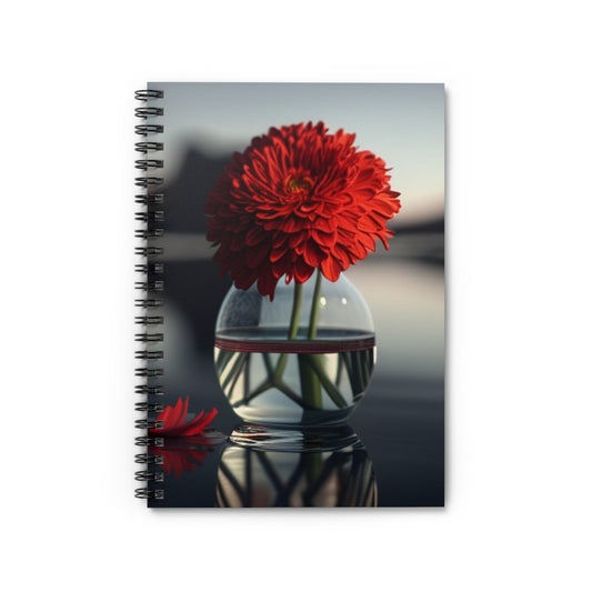 Spiral Notebook - Ruled Line Chrysanthemum 2