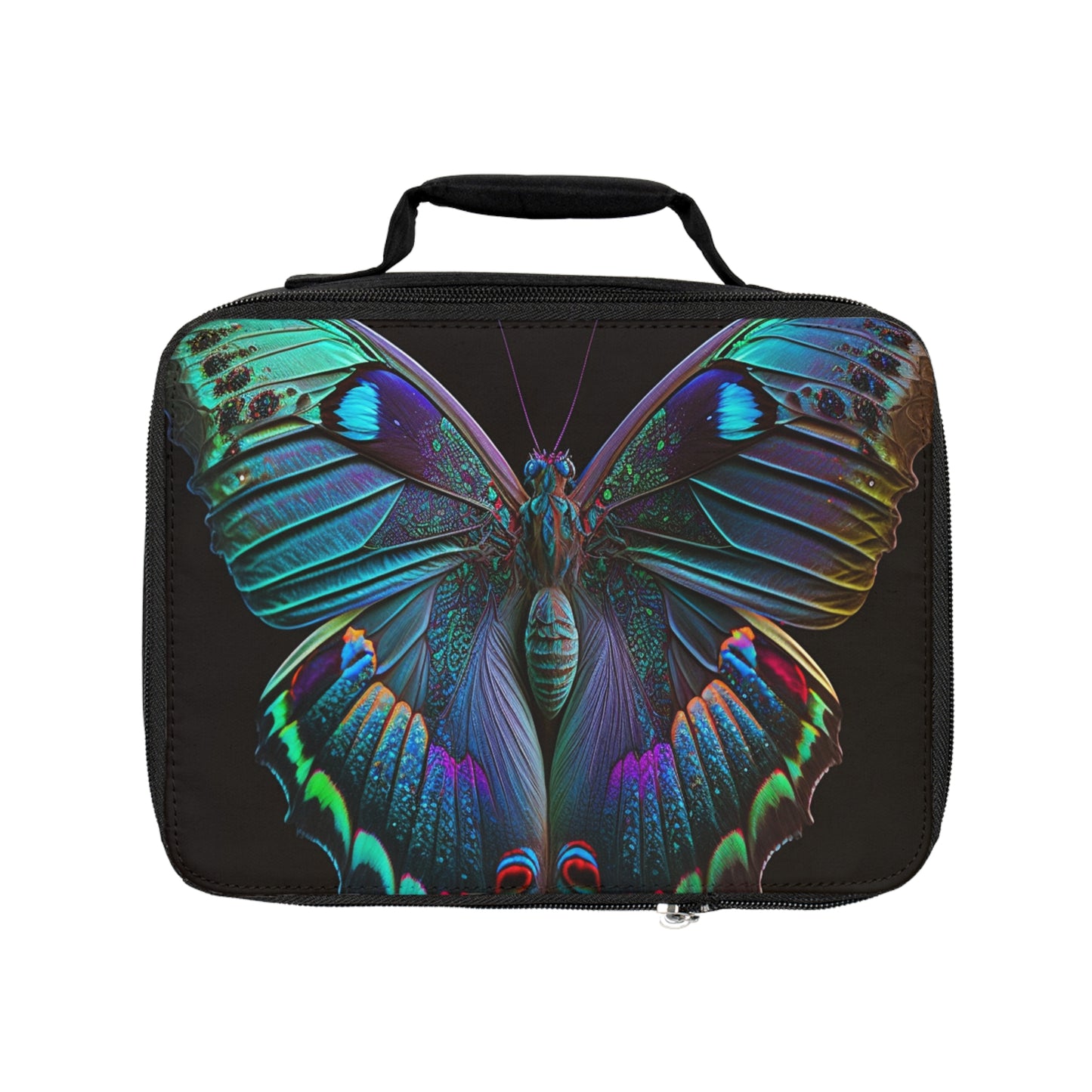 Lunch Bag Hue Neon Butterfly 4