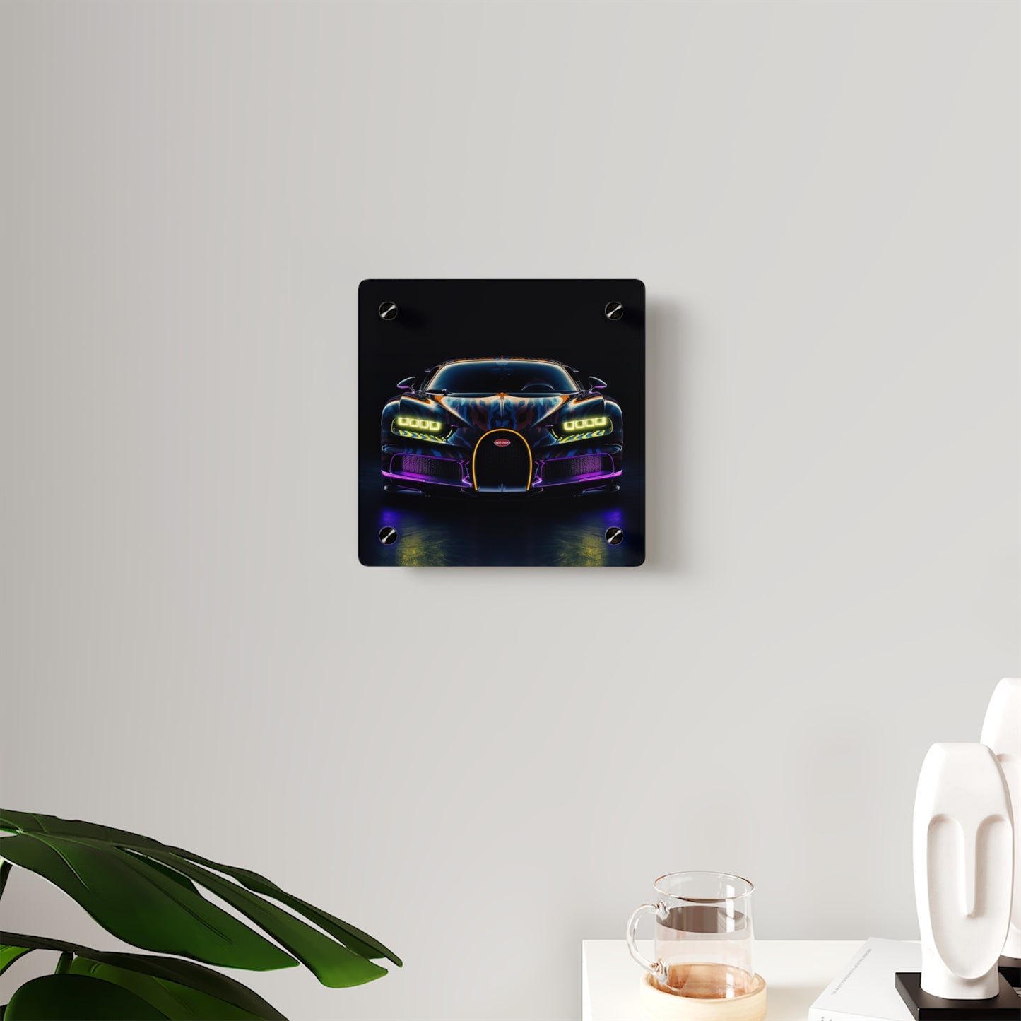 Acrylic Wall Art Panels Hyper Bugatti Chiron 3