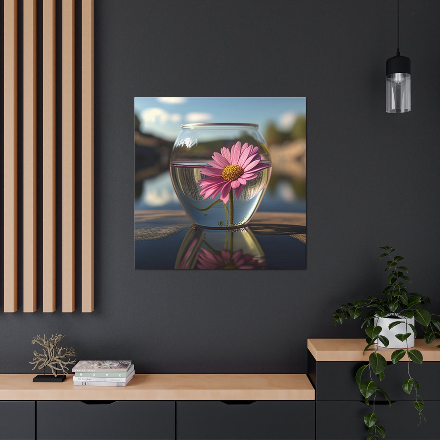 Canvas Gallery Wraps Pink Daisy 3