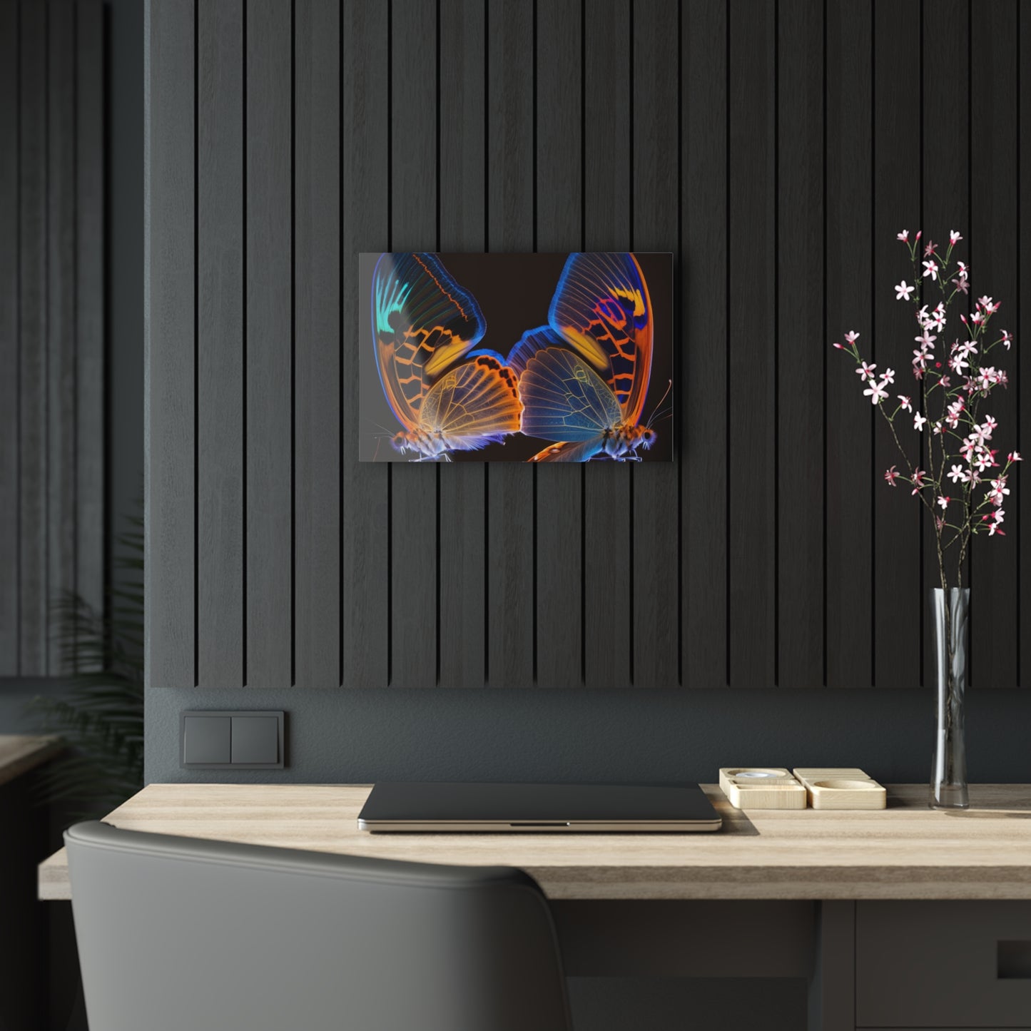 Acrylic Prints Neon Glo Butterfly 2