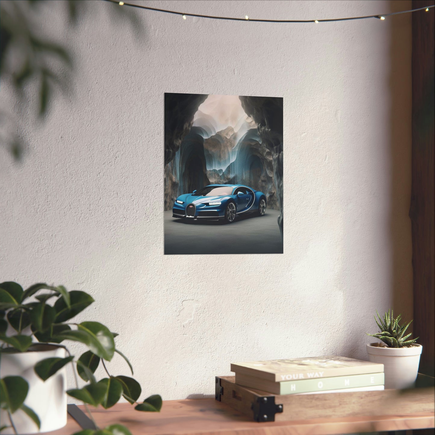 Premium Matte Vertical Posters Bugatti Real Look 2