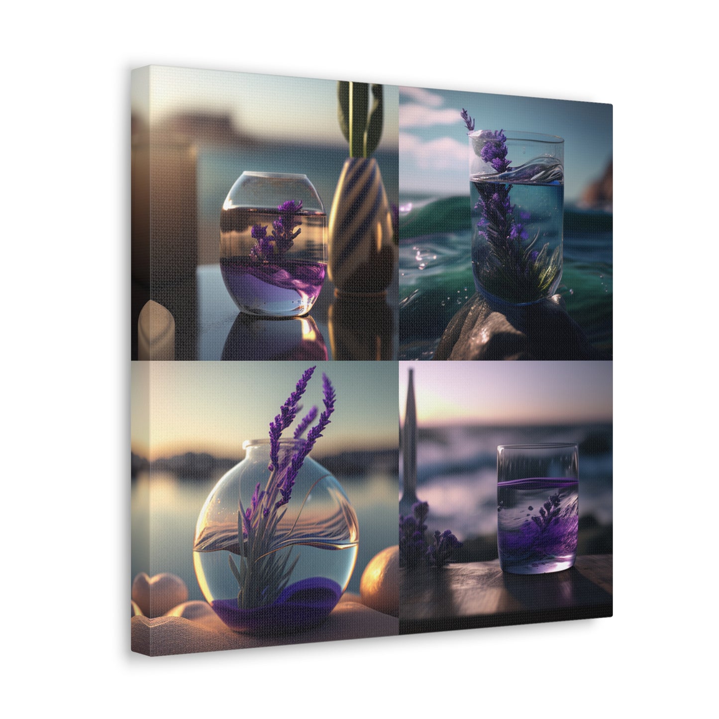 Canvas Gallery Wraps Lavender in a vase 5