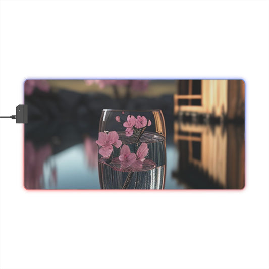 LED Gaming Mouse Pad Cherry Blossom 1