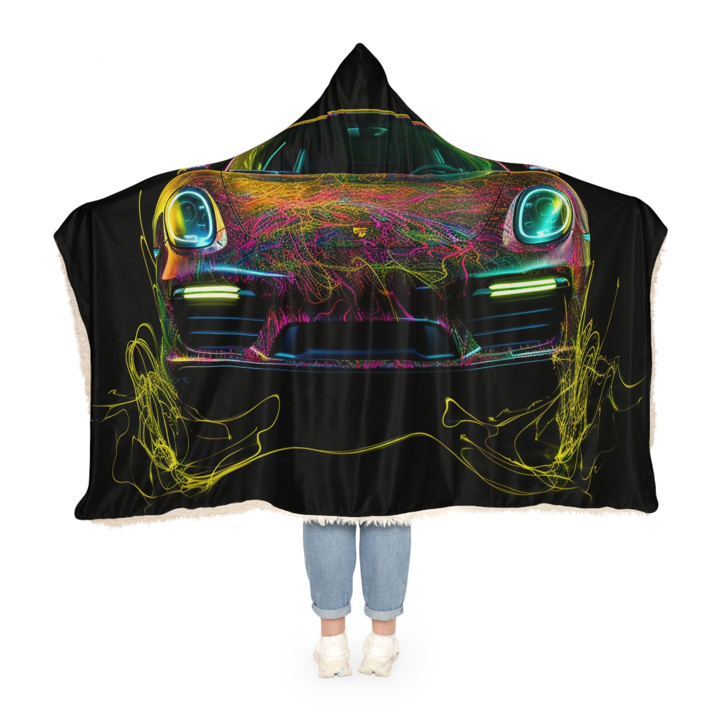 Snuggle Hooded Blanket Porsche Flair 2