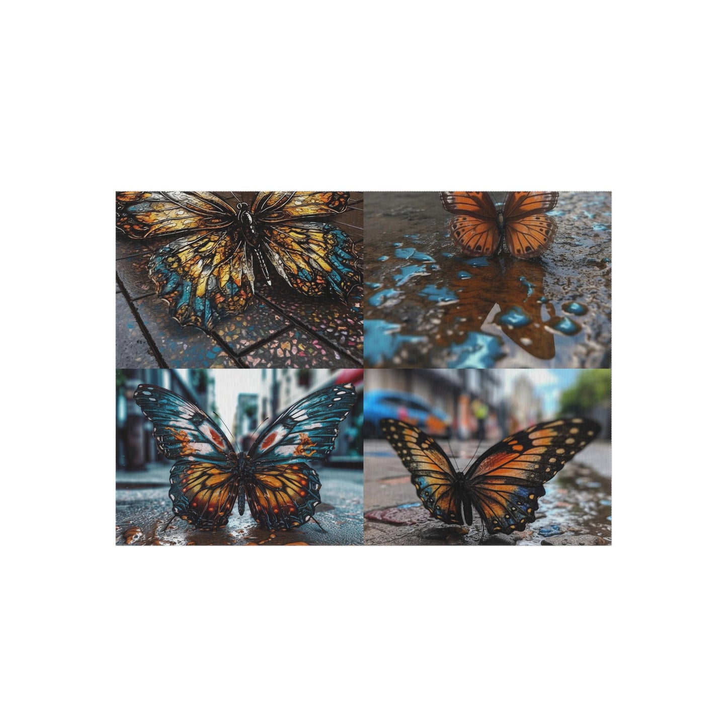 Outdoor Rug  Water Butterfly Street 5