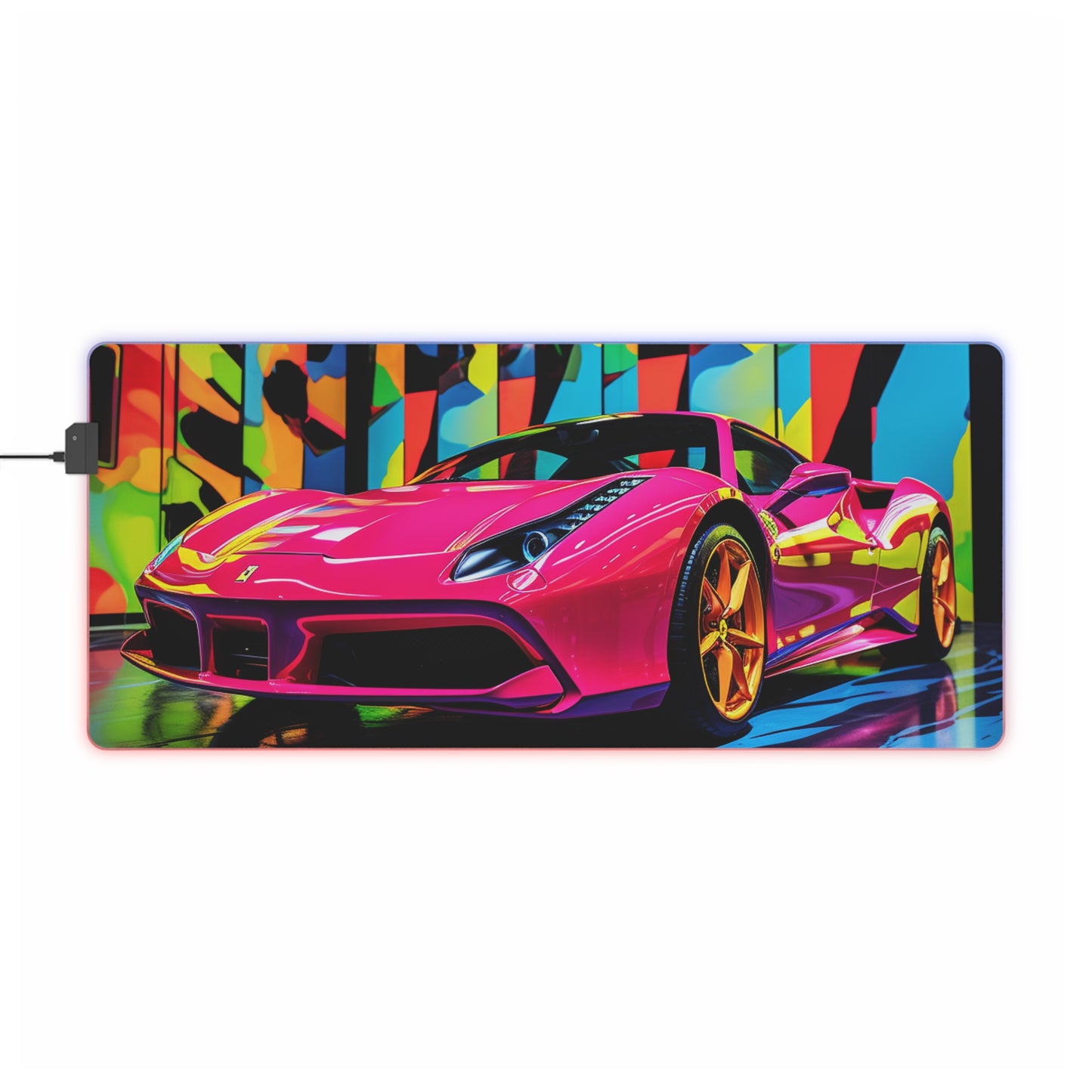 LED Gaming Mouse Pad Ferrari Flair Macro 1