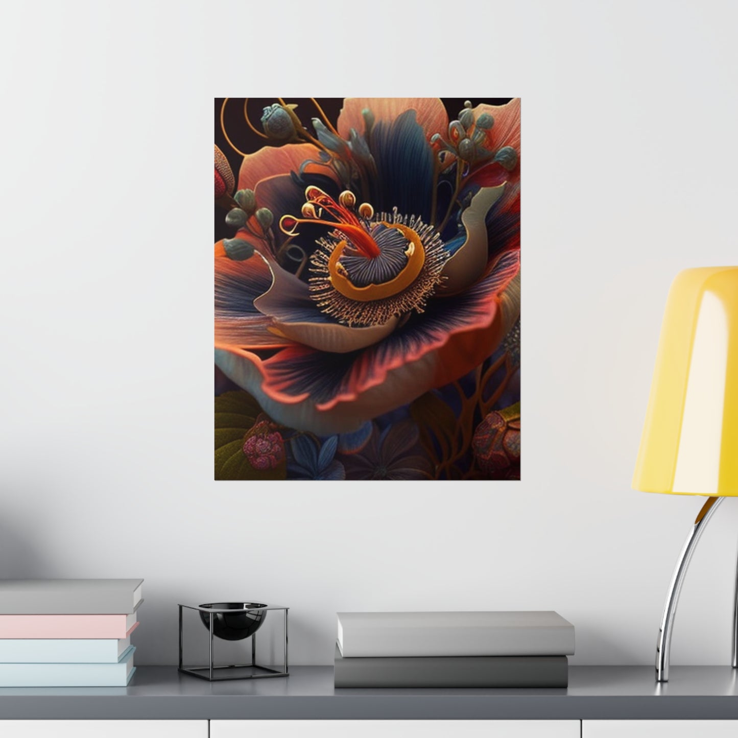 Premium Matte Vertical Posters Flower Arangment 3