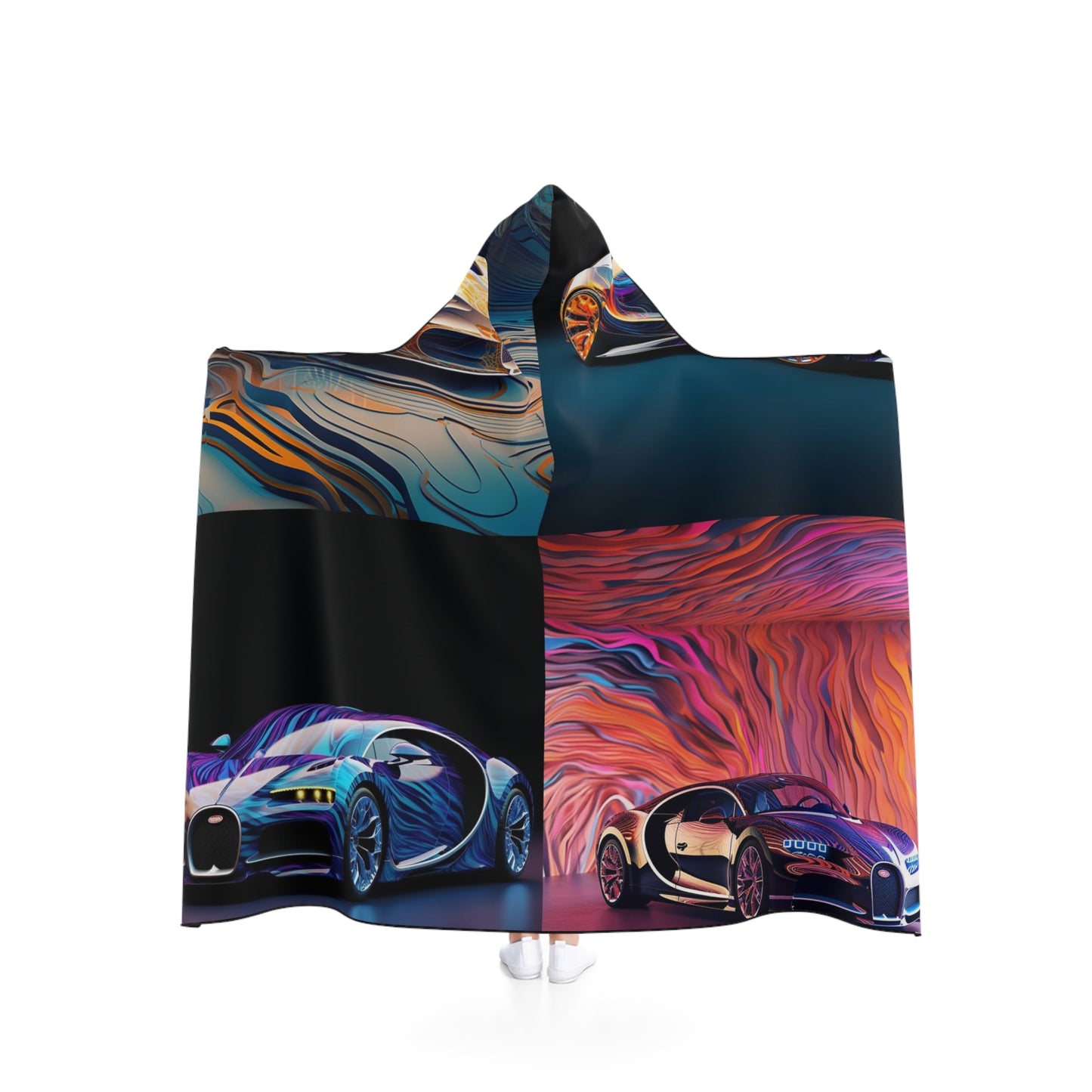 Hooded Blanket Bugatti Abstract Flair 5