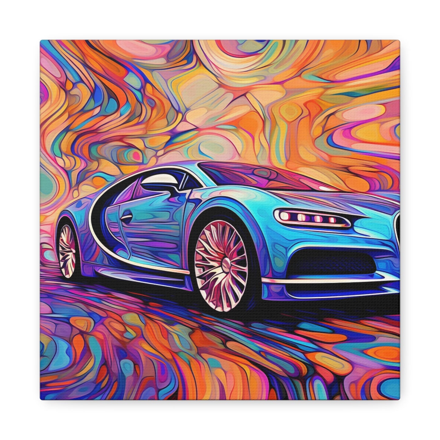 Canvas Gallery Wraps Bugatti Abstract Concept 3