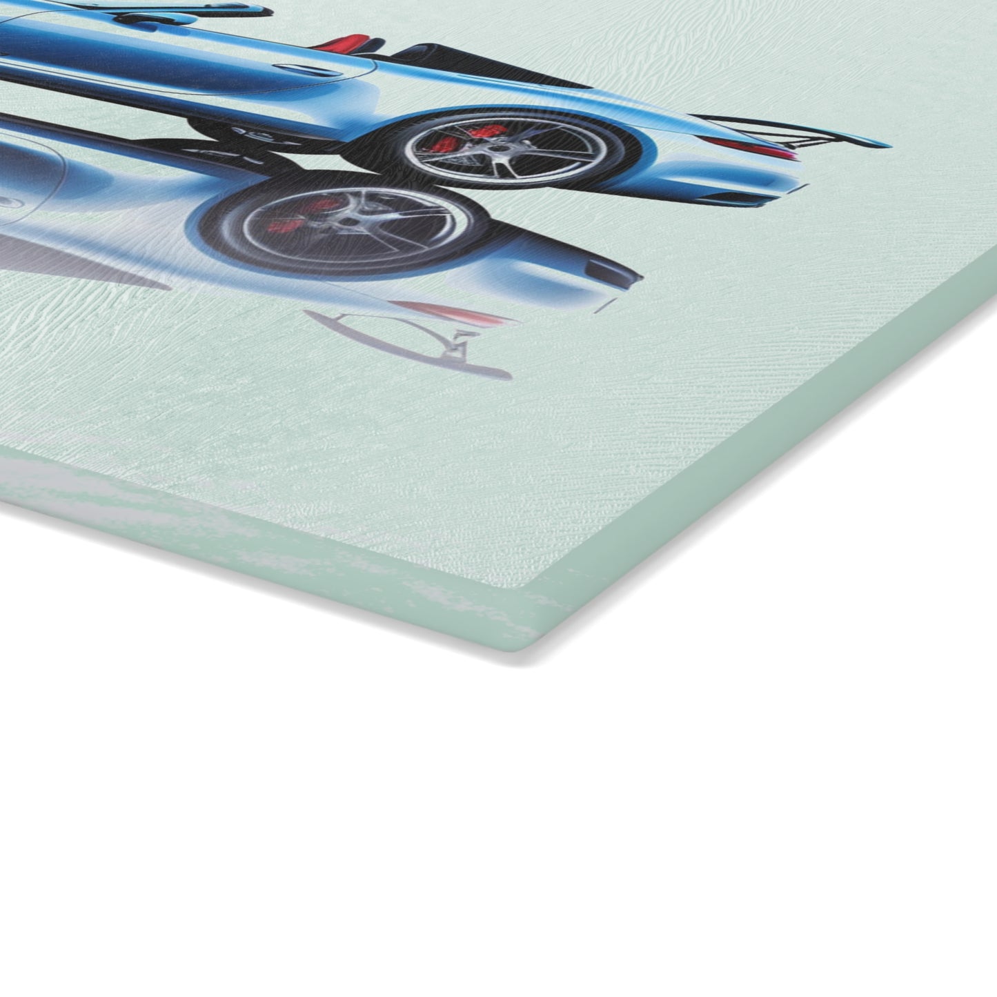 Glass Cutting Board 911 Speedster on water 4