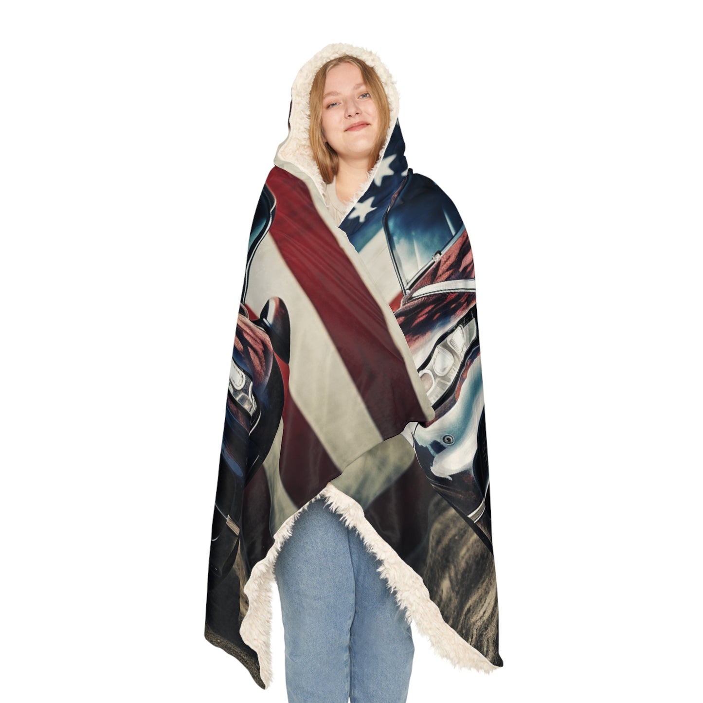 Snuggle Hooded Blanket Bugatti Flag 3