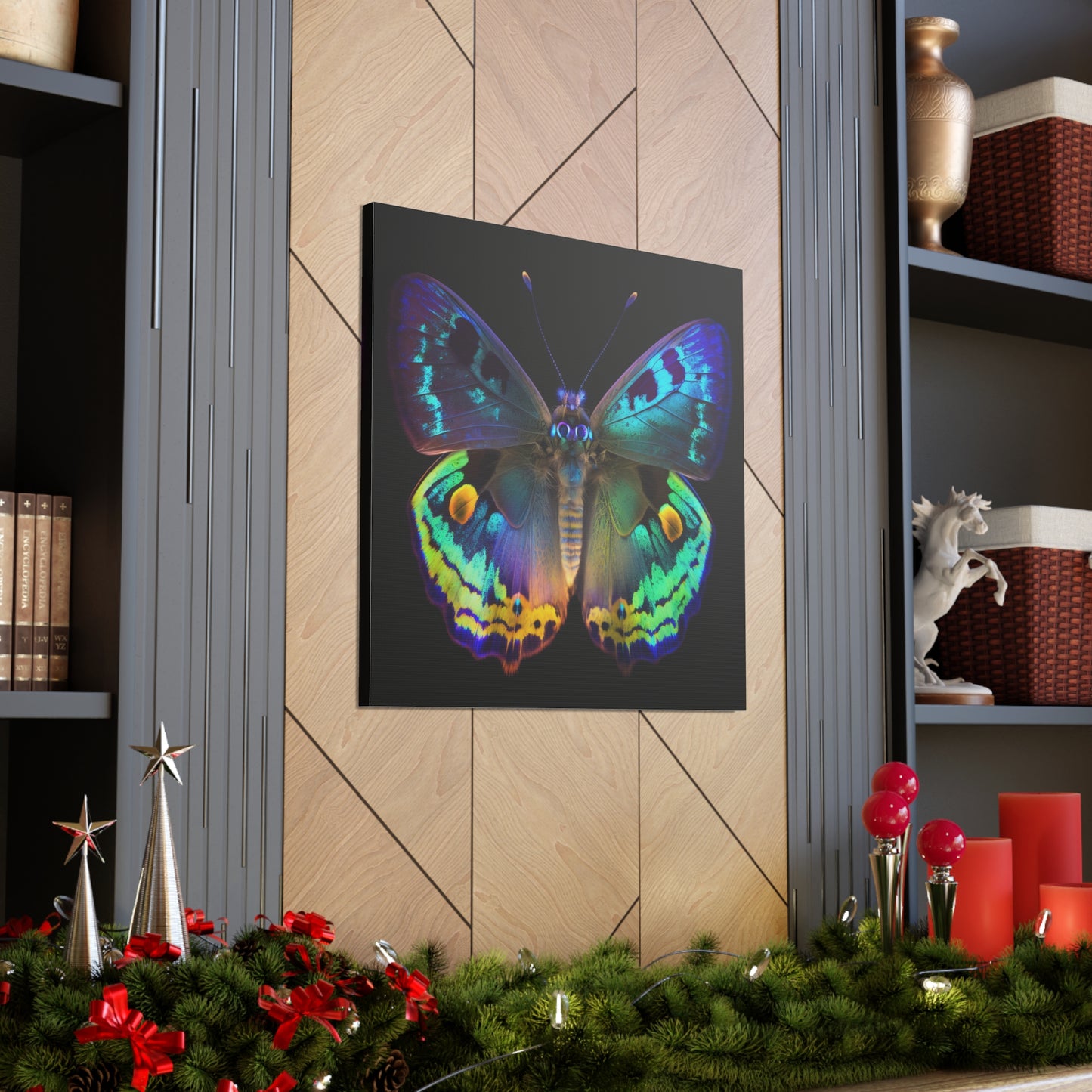 Canvas Gallery Wraps Neon Hue Butterfly 4