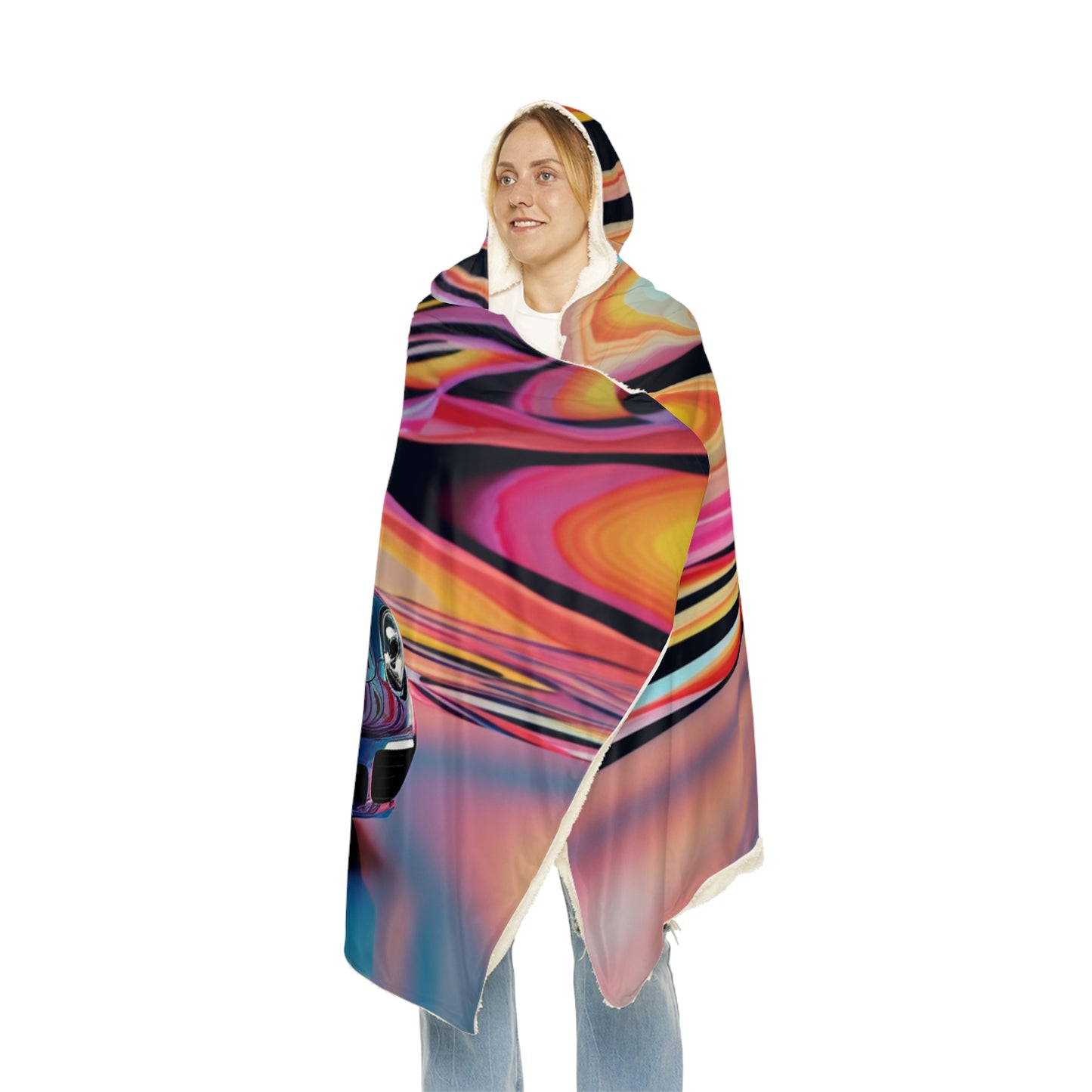 Snuggle Hooded Blanket Porsche Water Fusion 2