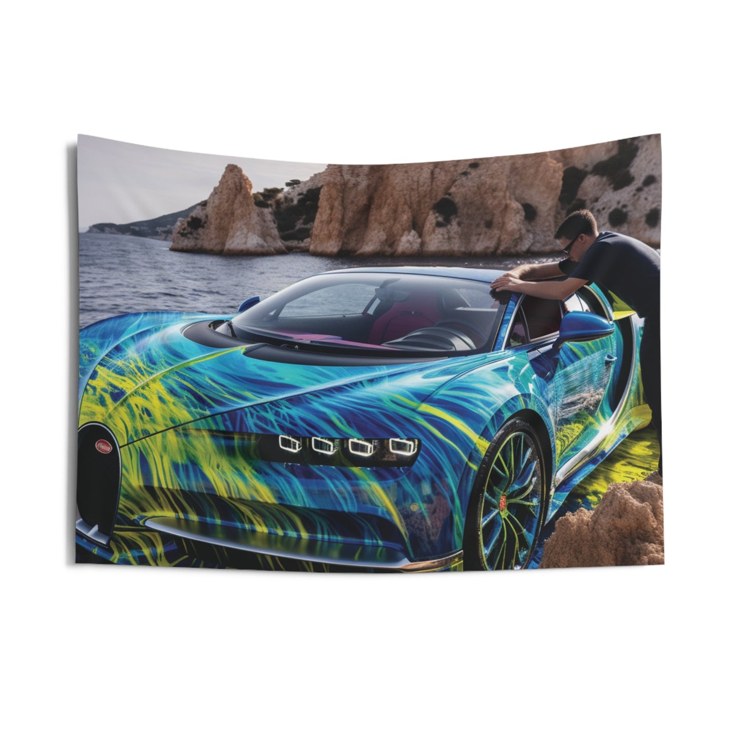 Indoor Wall Tapestries Bugatti Water 1