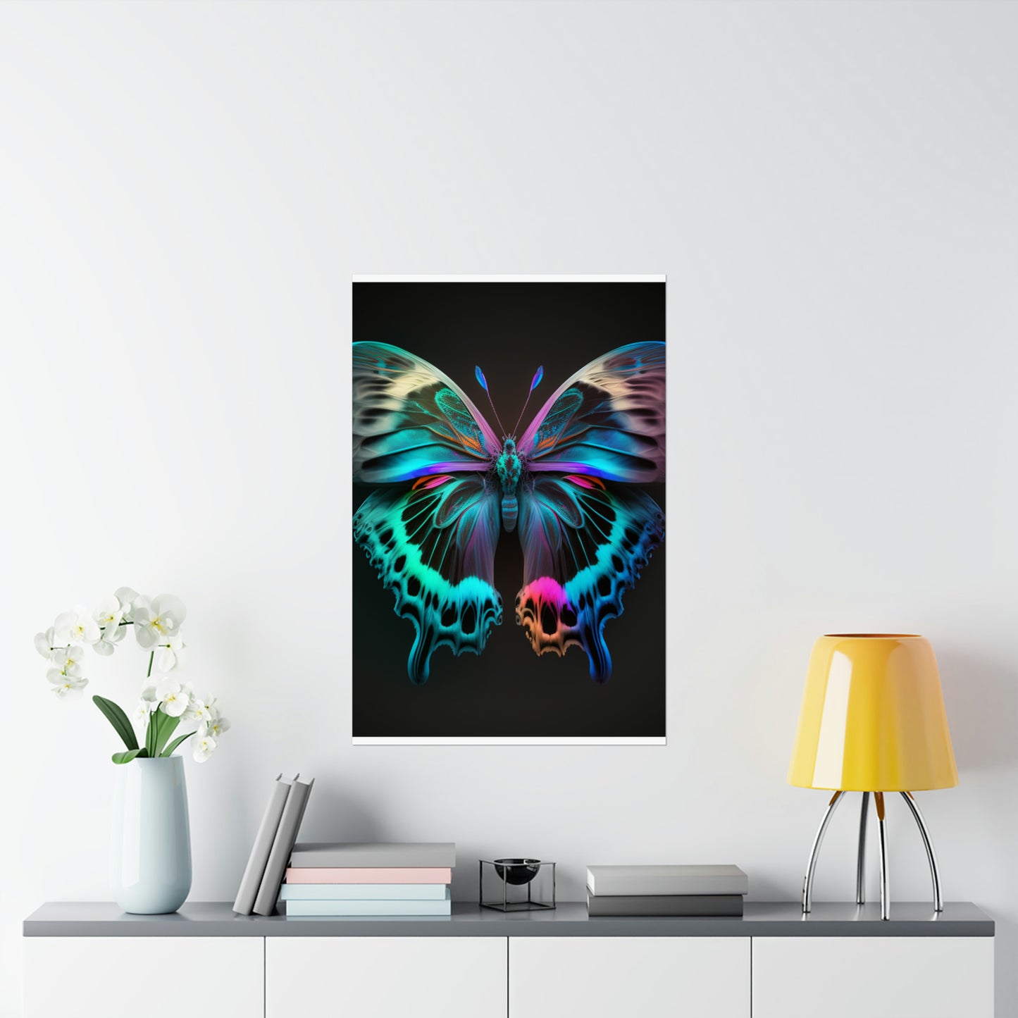 Premium Matte Vertical Posters Raw Florescent Glow 2