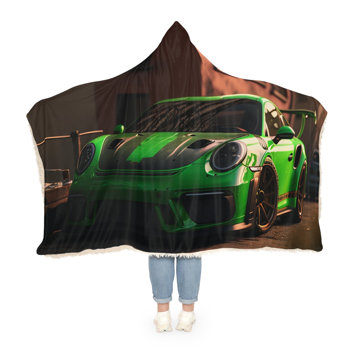 Snuggle Hooded Blanket porsche 911 gt3 4