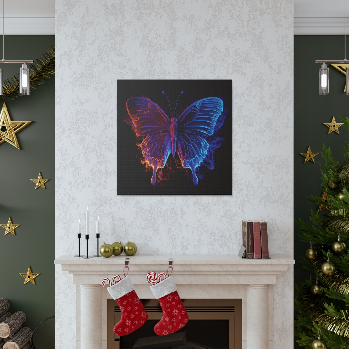 Canvas Gallery Wraps Thermal Butterfly 1