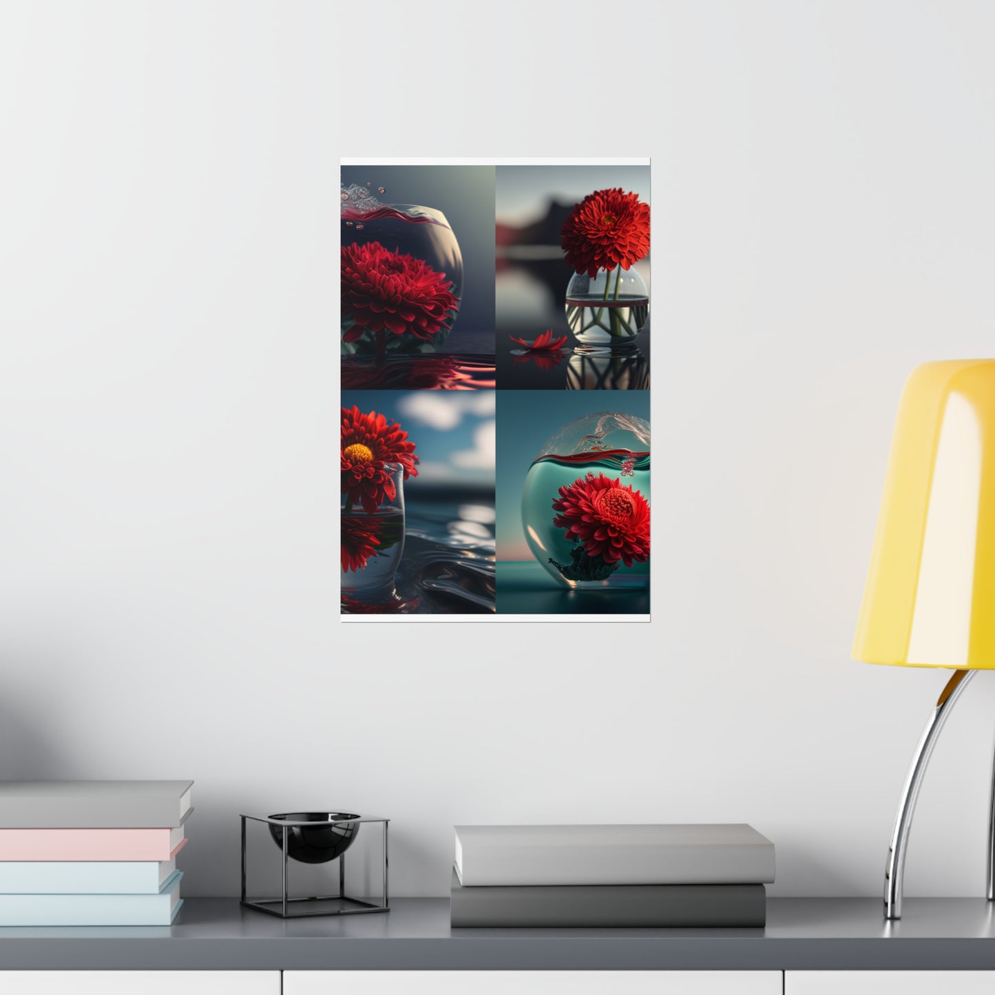 Premium Matte Vertical Posters Chrysanthemum 5