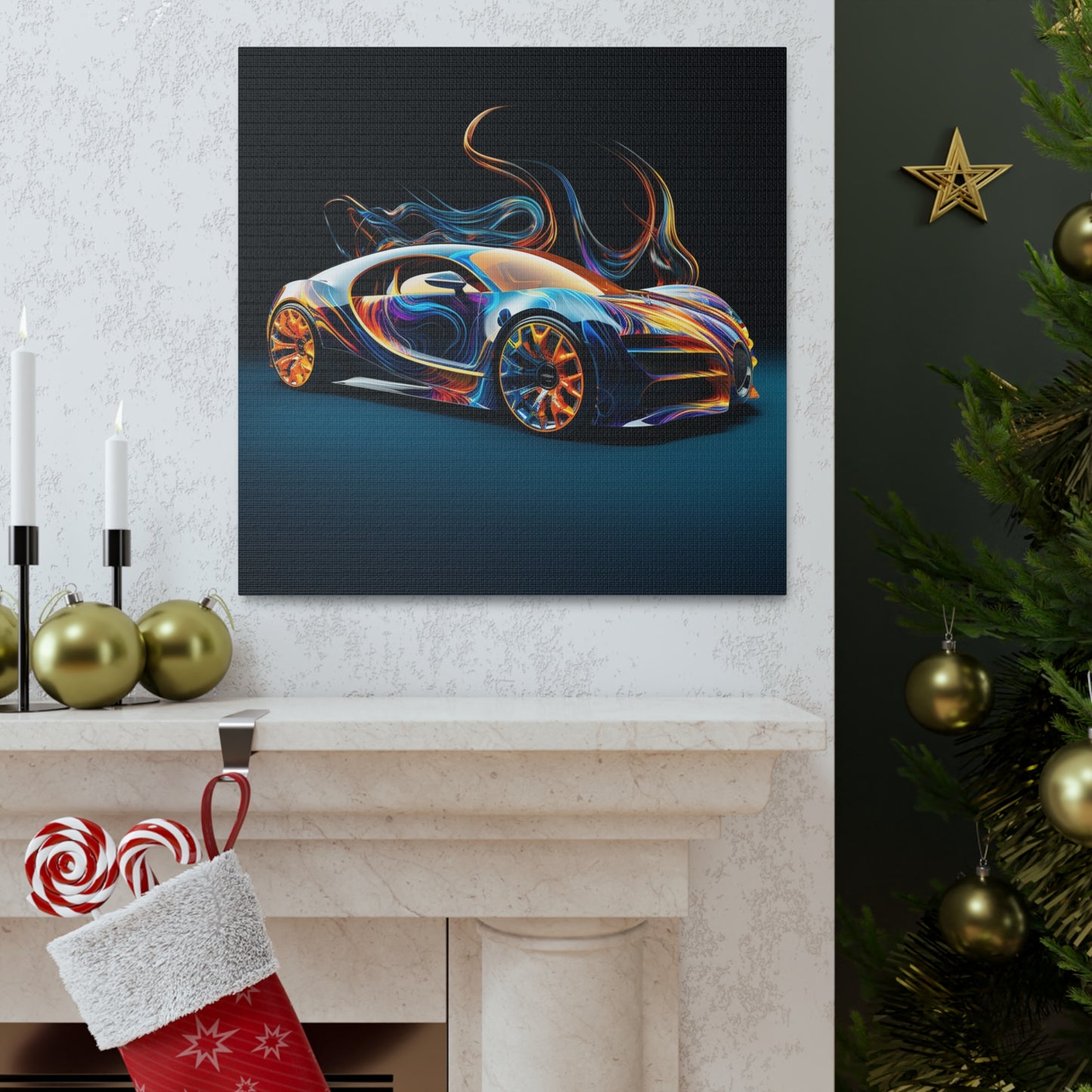 Canvas Gallery Wraps Bugatti Abstract Flair 2