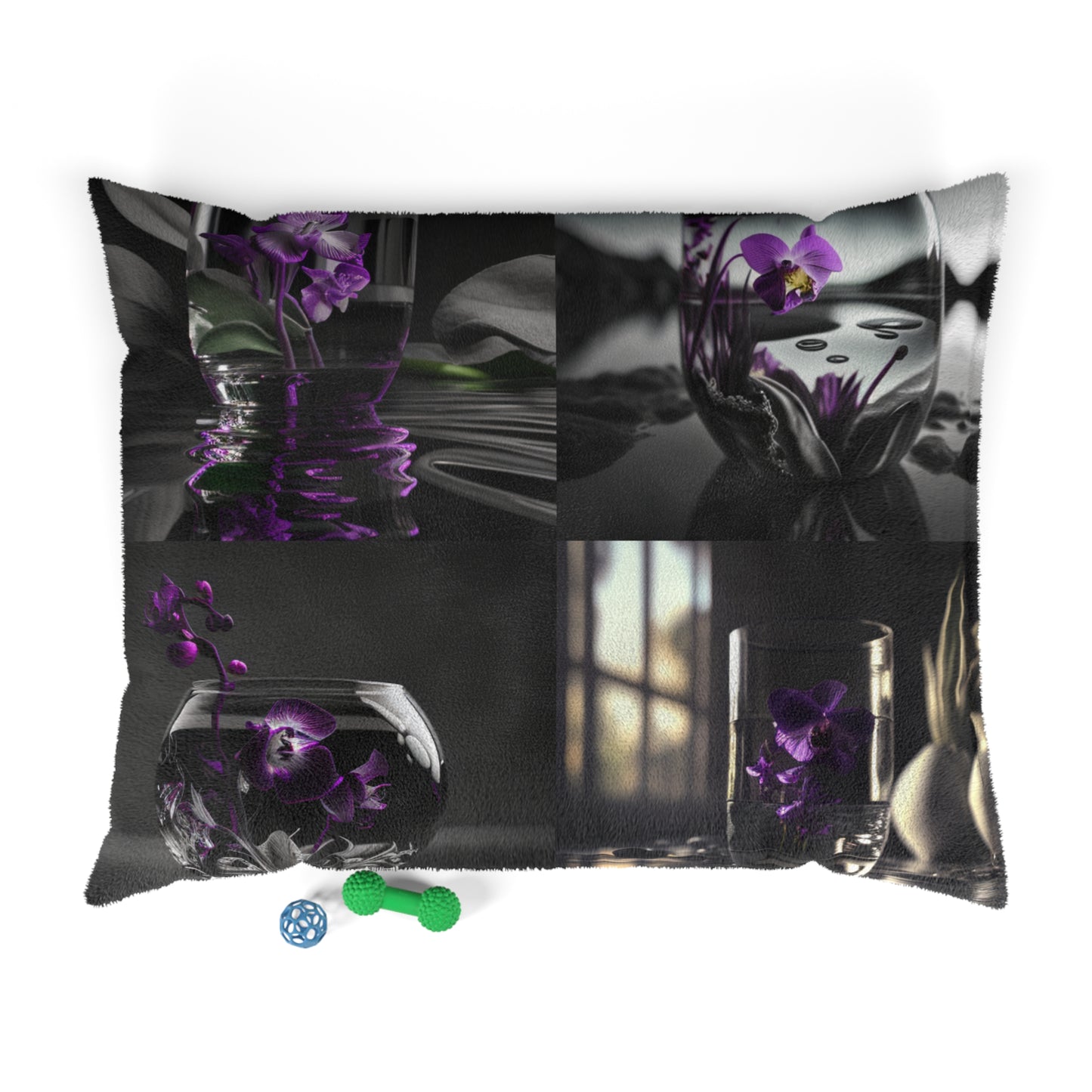 Pet Bed Purple Orchid Glass vase 5