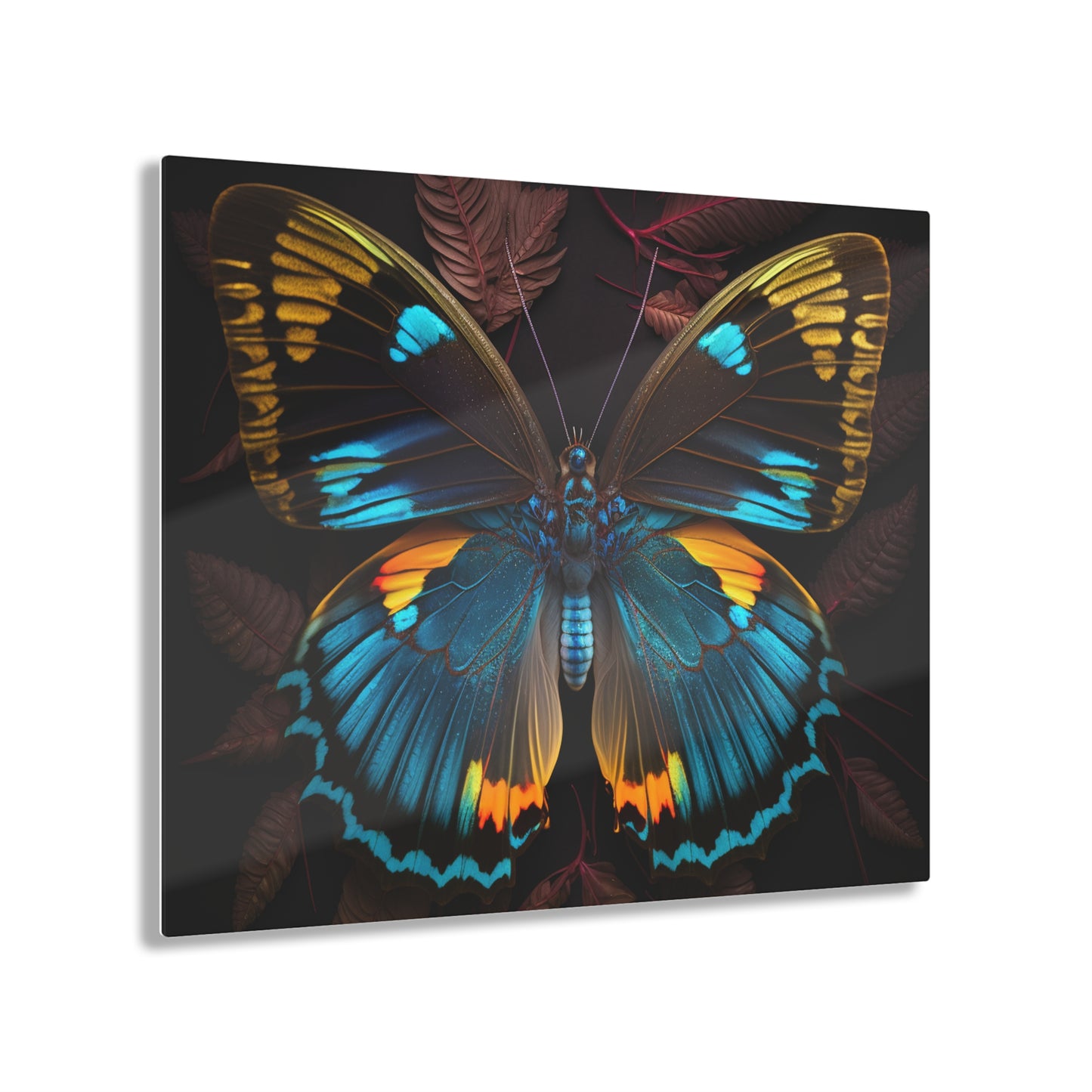 Acrylic Prints Neon Butterfly Flair 1