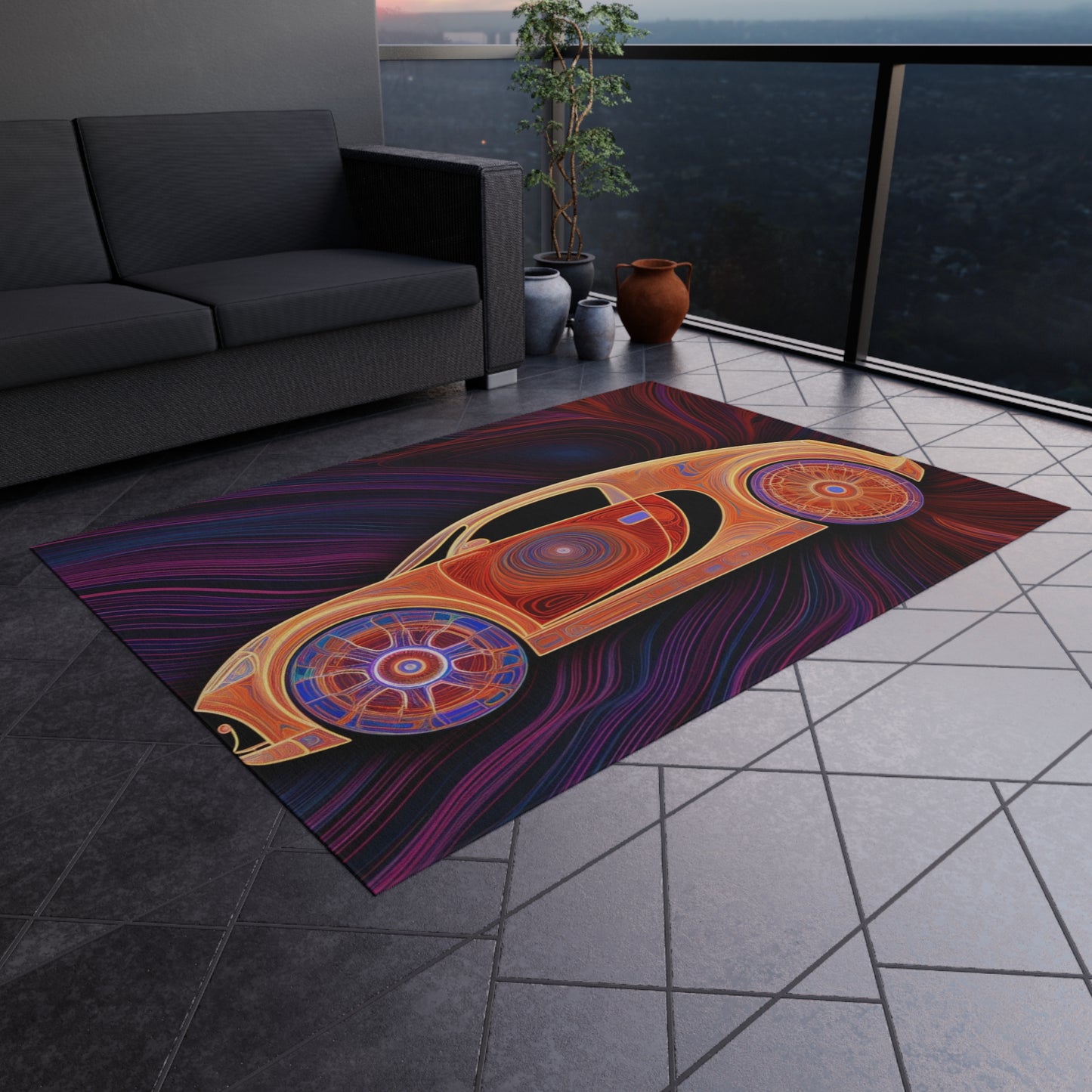 Outdoor Rug  Bugatti Abstract Concept 2