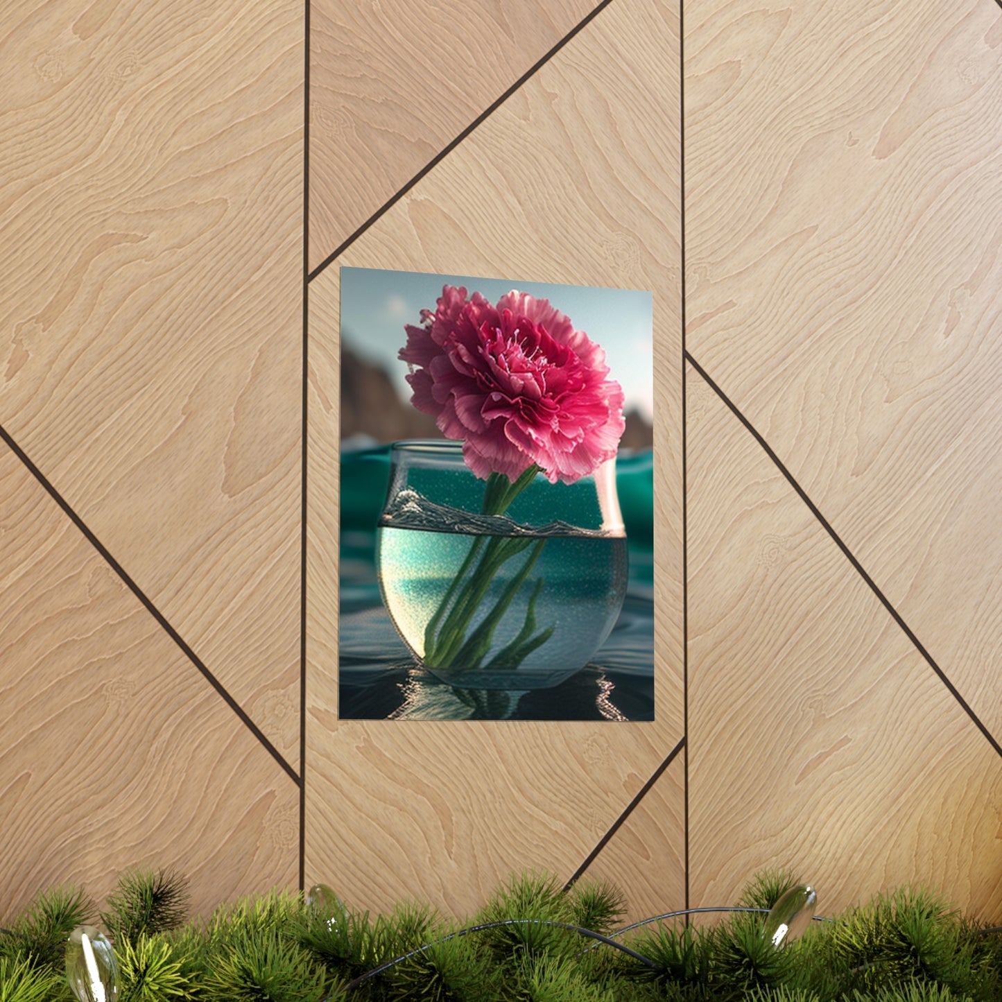 Premium Matte Vertical Posters Carnation 1