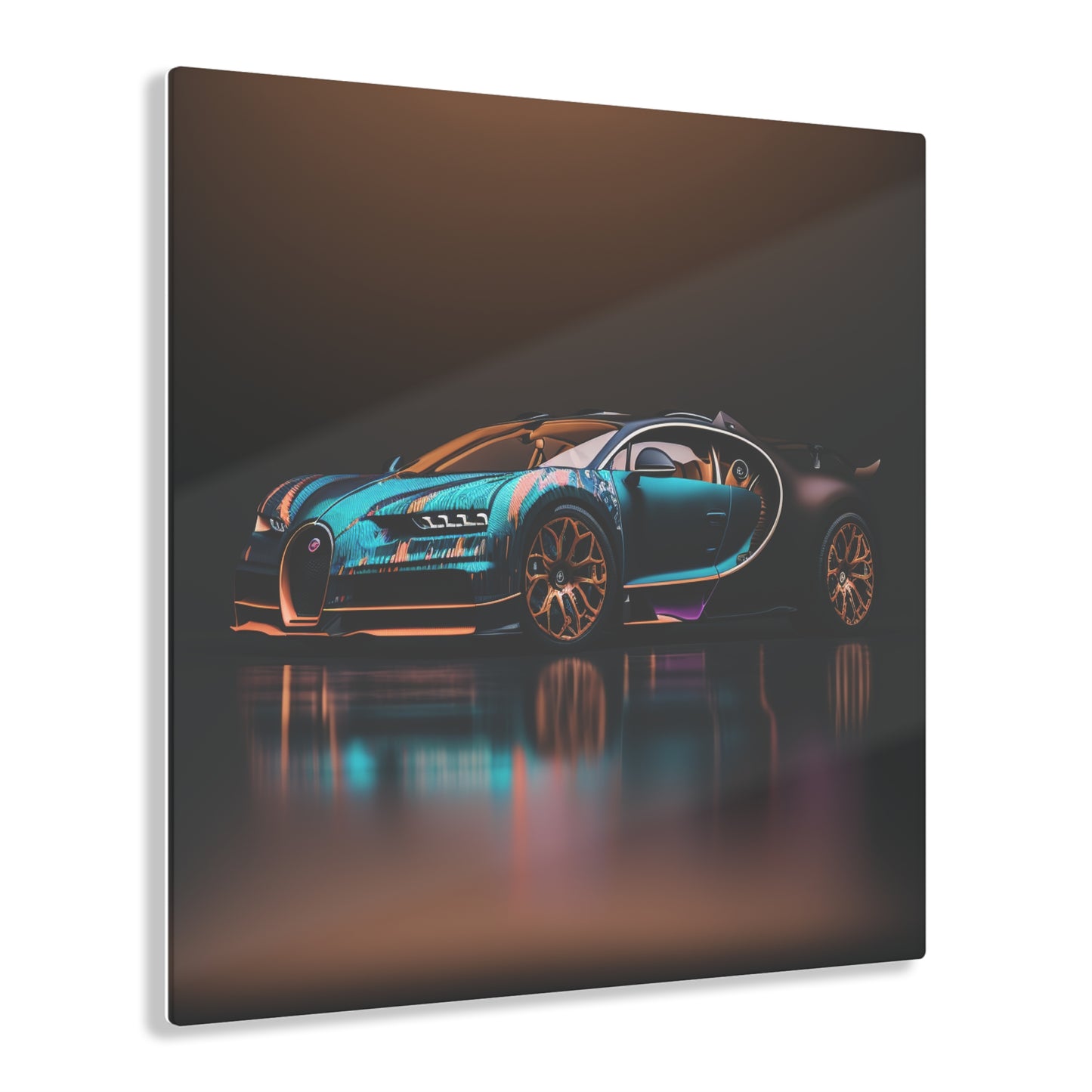 Acrylic Prints Bugatti Blue 2