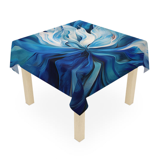 Tablecloth Blue Tluip Abstract 1