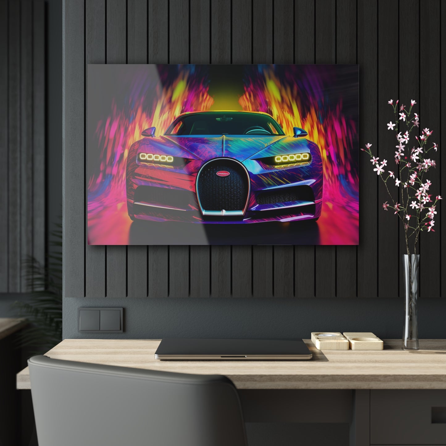 Acrylic Prints Florescent Bugatti Flair 3