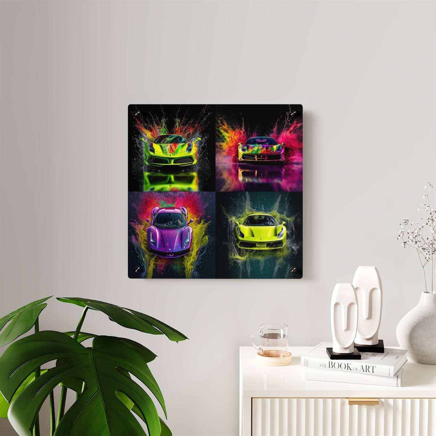 Acrylic Wall Art Panels Farrari Water 5