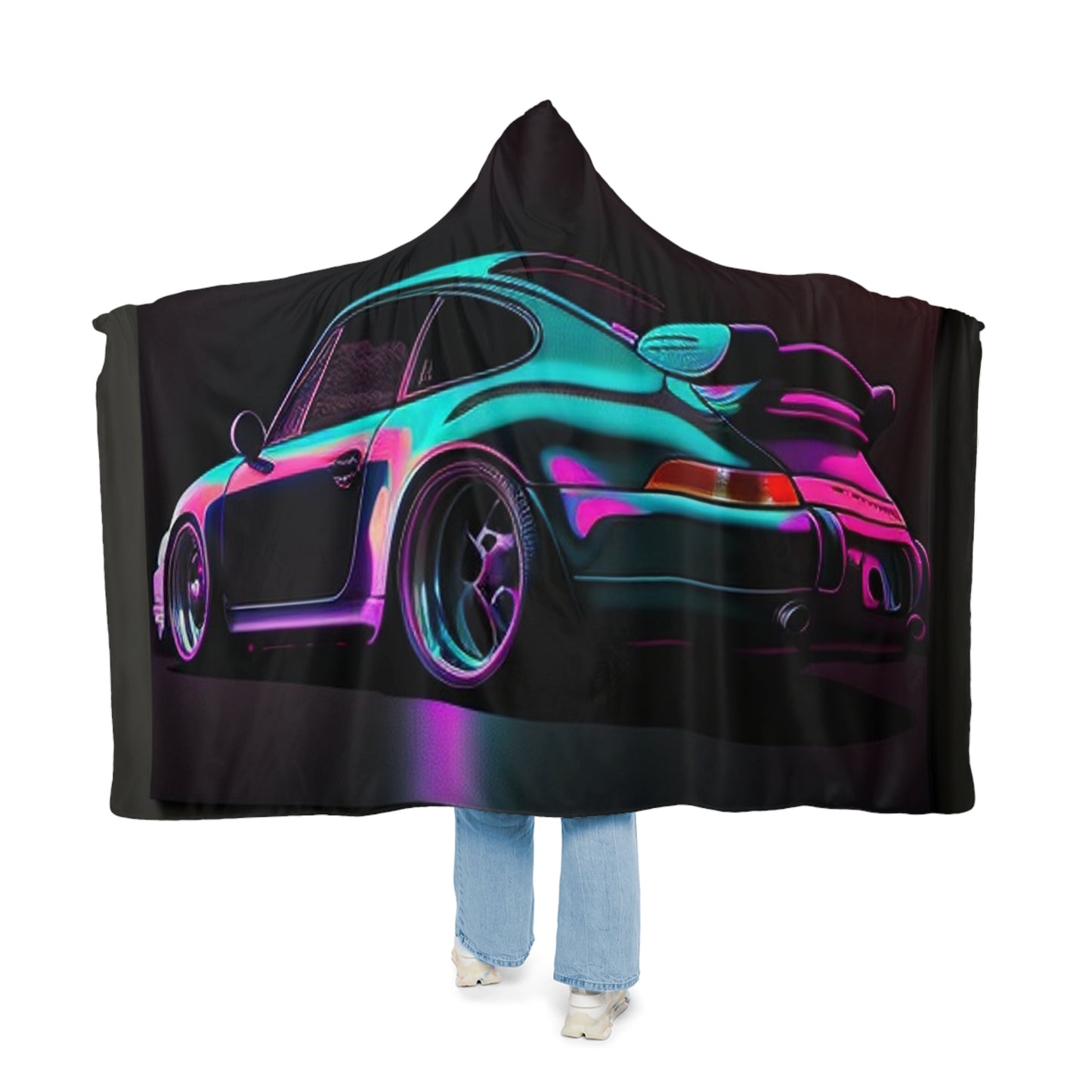 Snuggle Hooded Blanket Porsche Purple 1