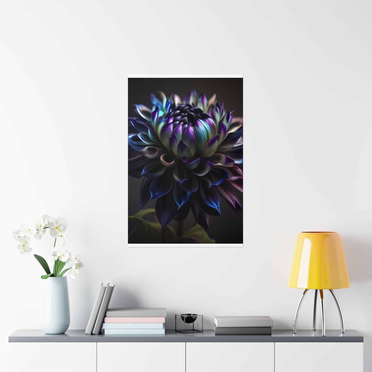 Premium Matte Vertical Posters Dahlia Purple 4