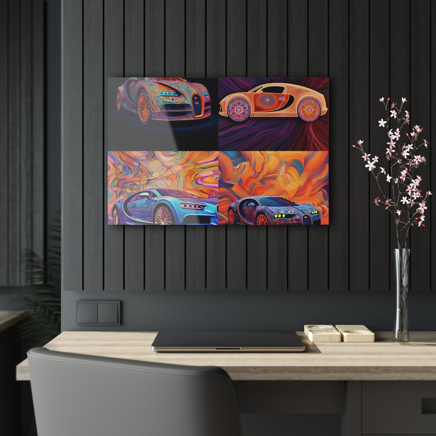 Acrylic Prints Bugatti Abstract Concept 5