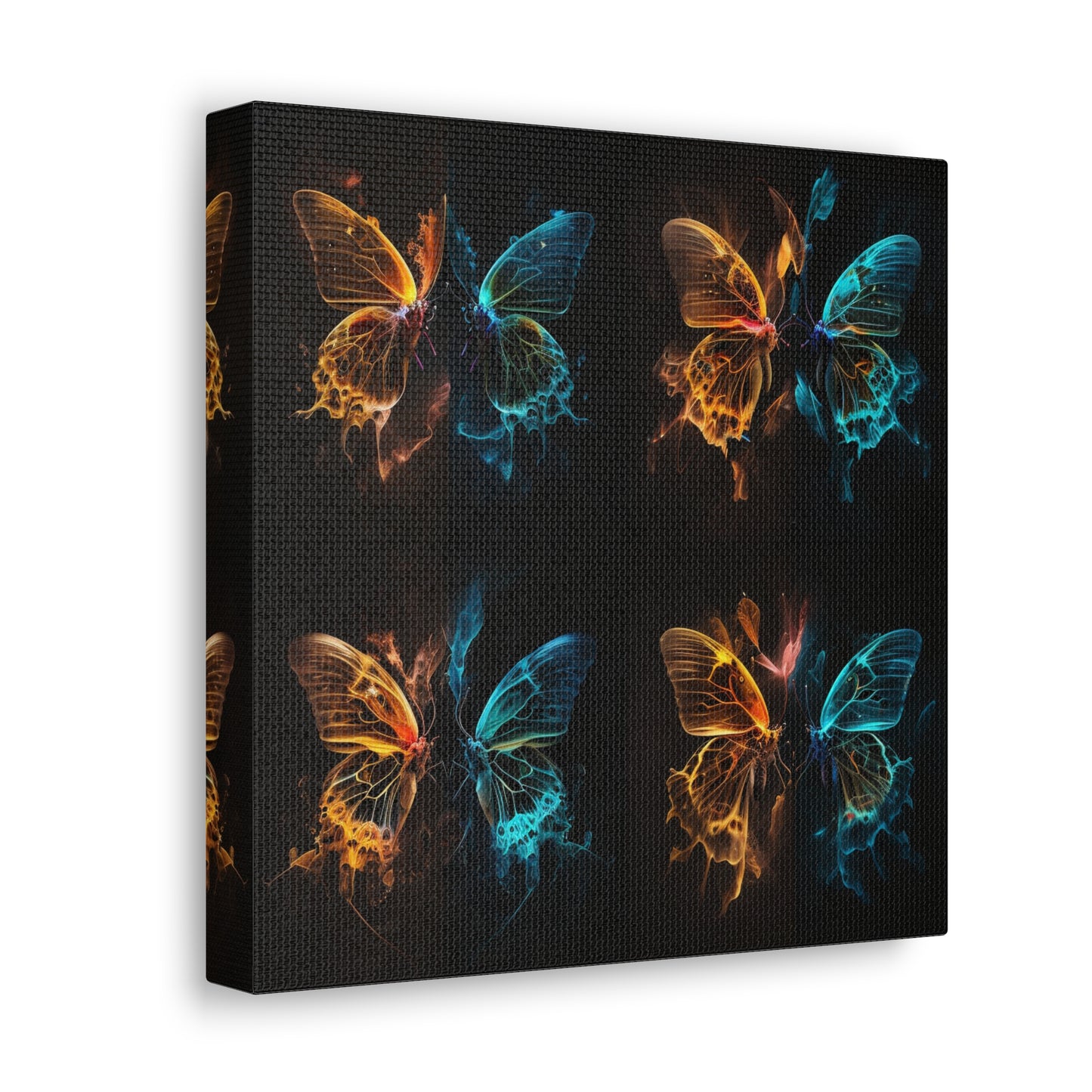 Canvas Gallery Wraps Kiss Neon Butterfly 5