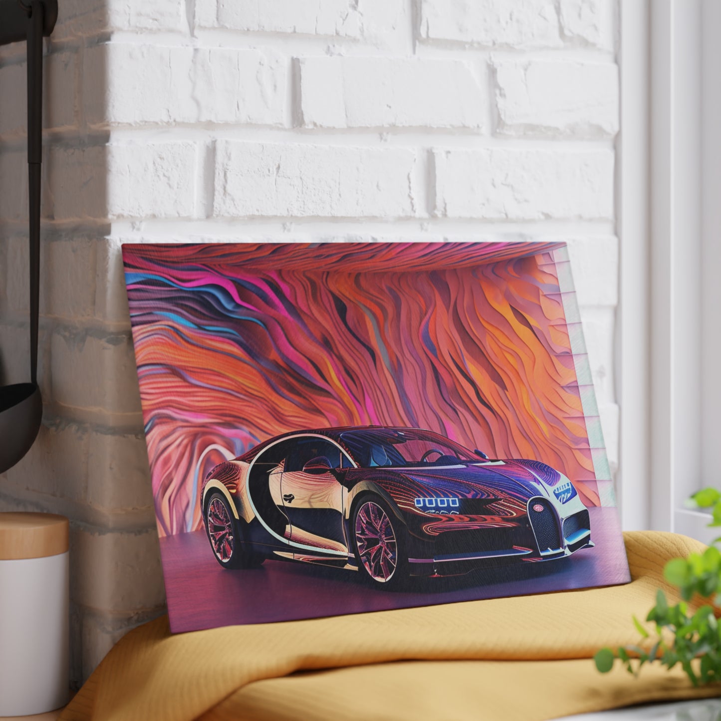 Glass Cutting Board Bugatti Abstract Flair 4