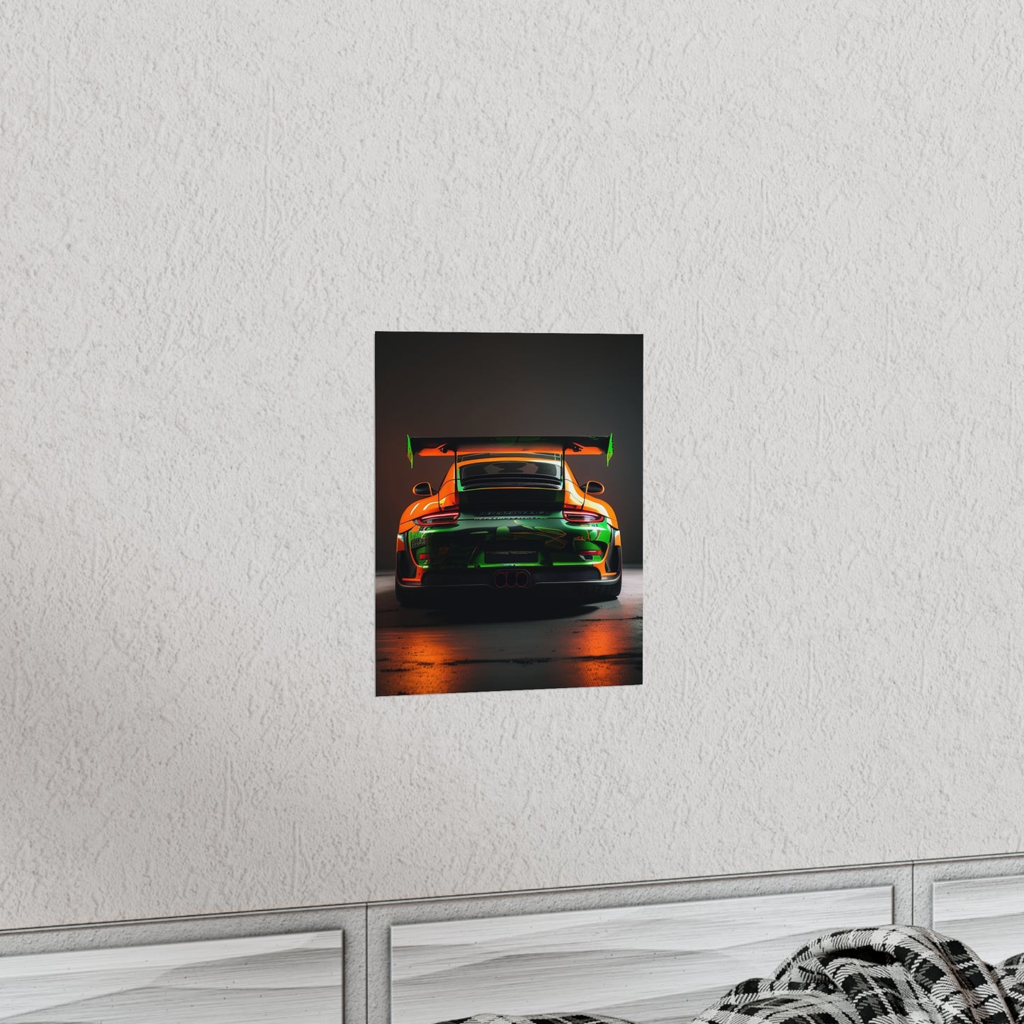 Premium Matte Vertical Posters Porsche Color 3