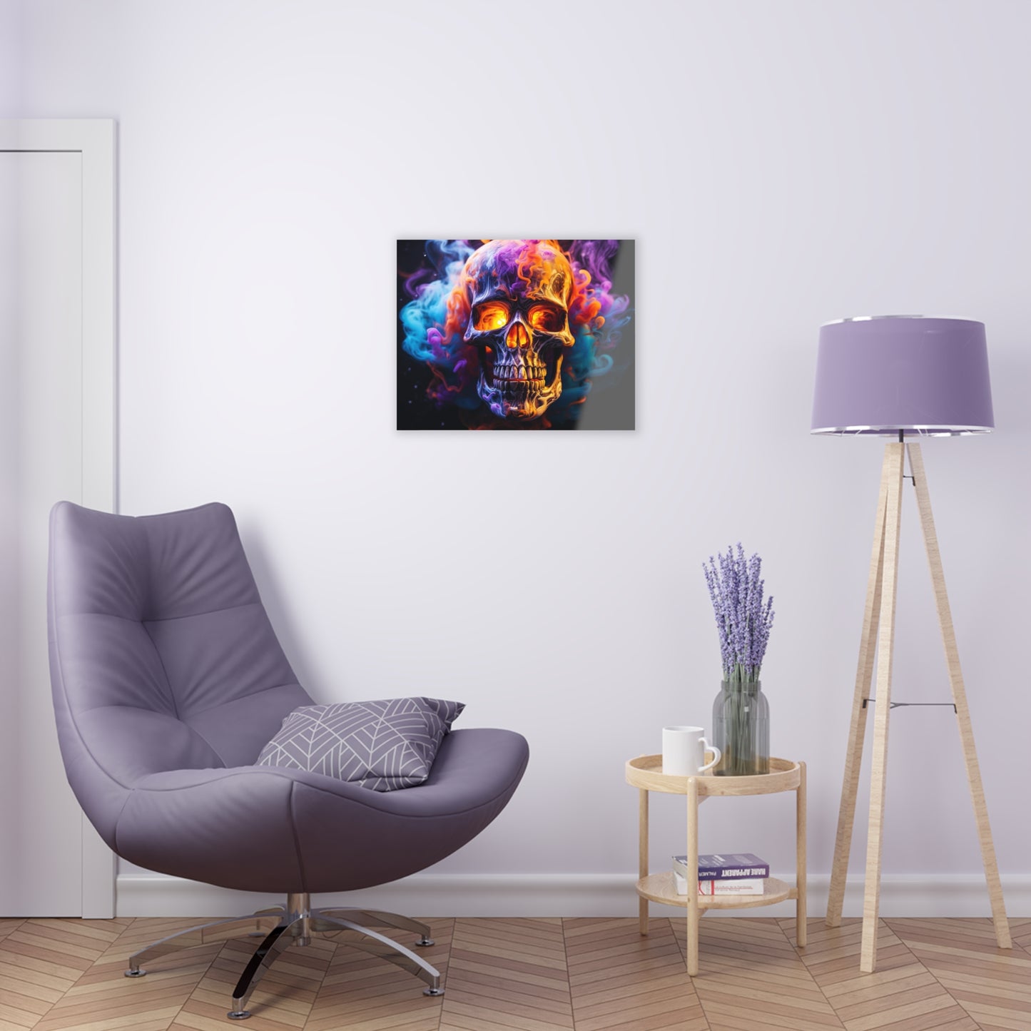 Acrylic Prints Macro Skull 2