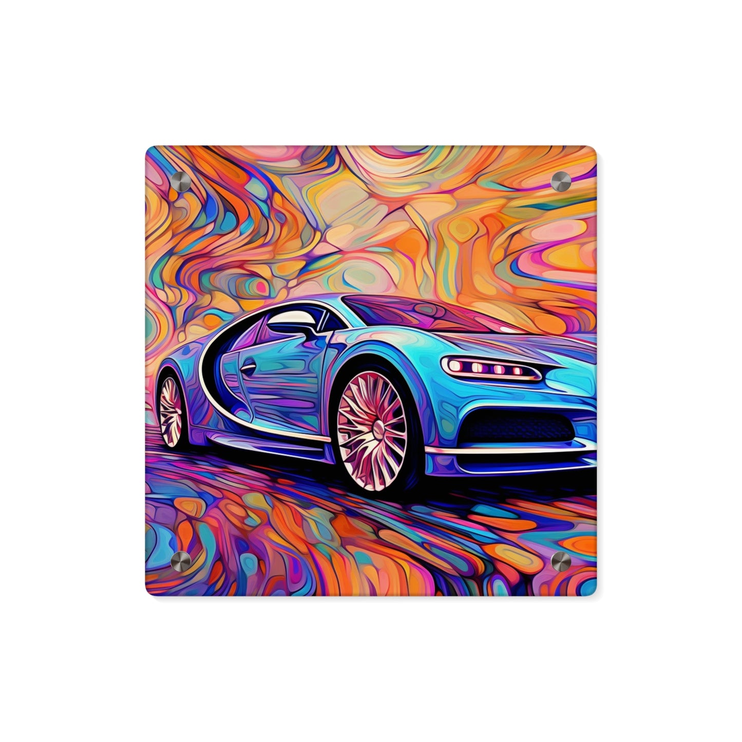 Acrylic Wall Art Panels Bugatti Abstract Concept 3