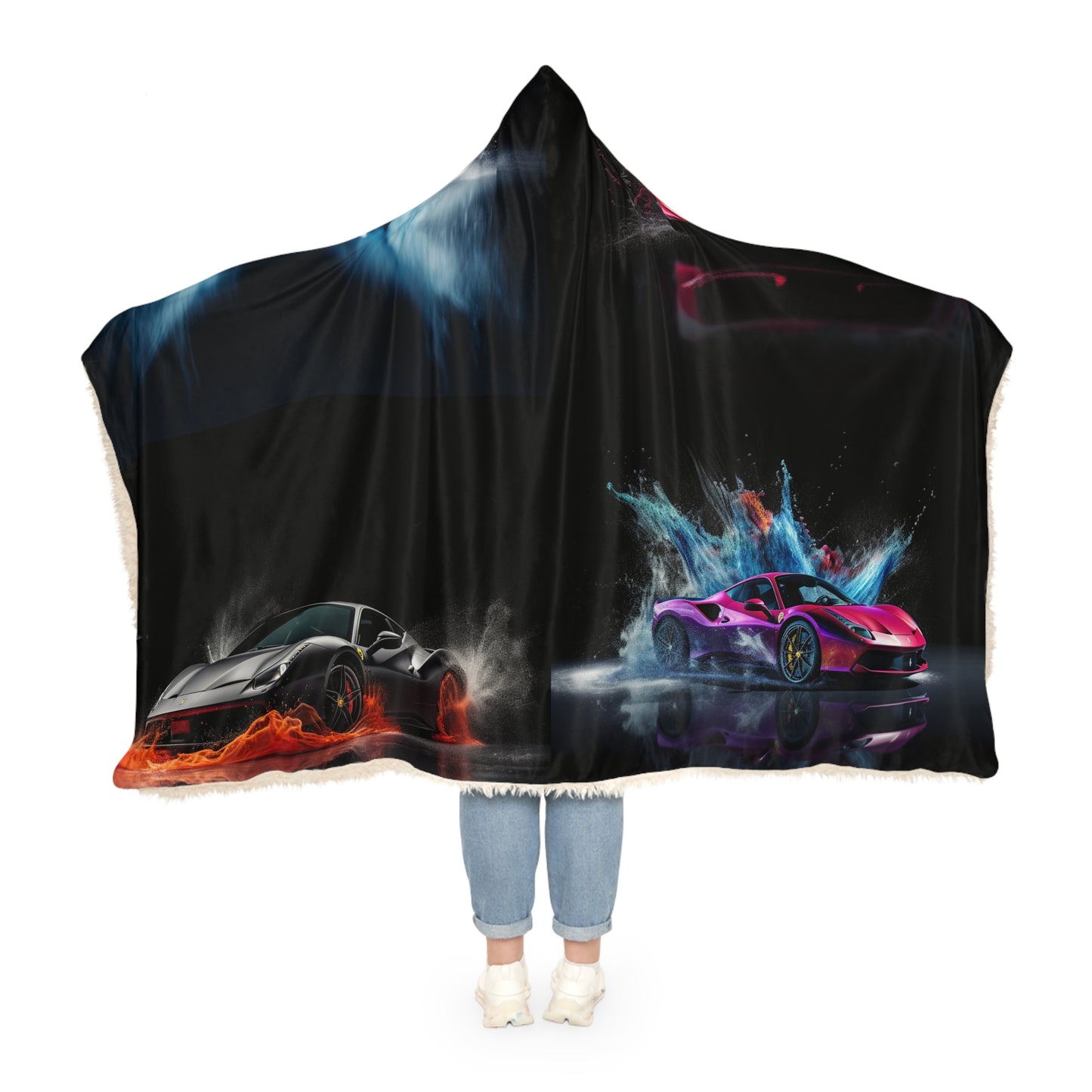 Snuggle Hooded Blanket Ferrari Water Splash 5