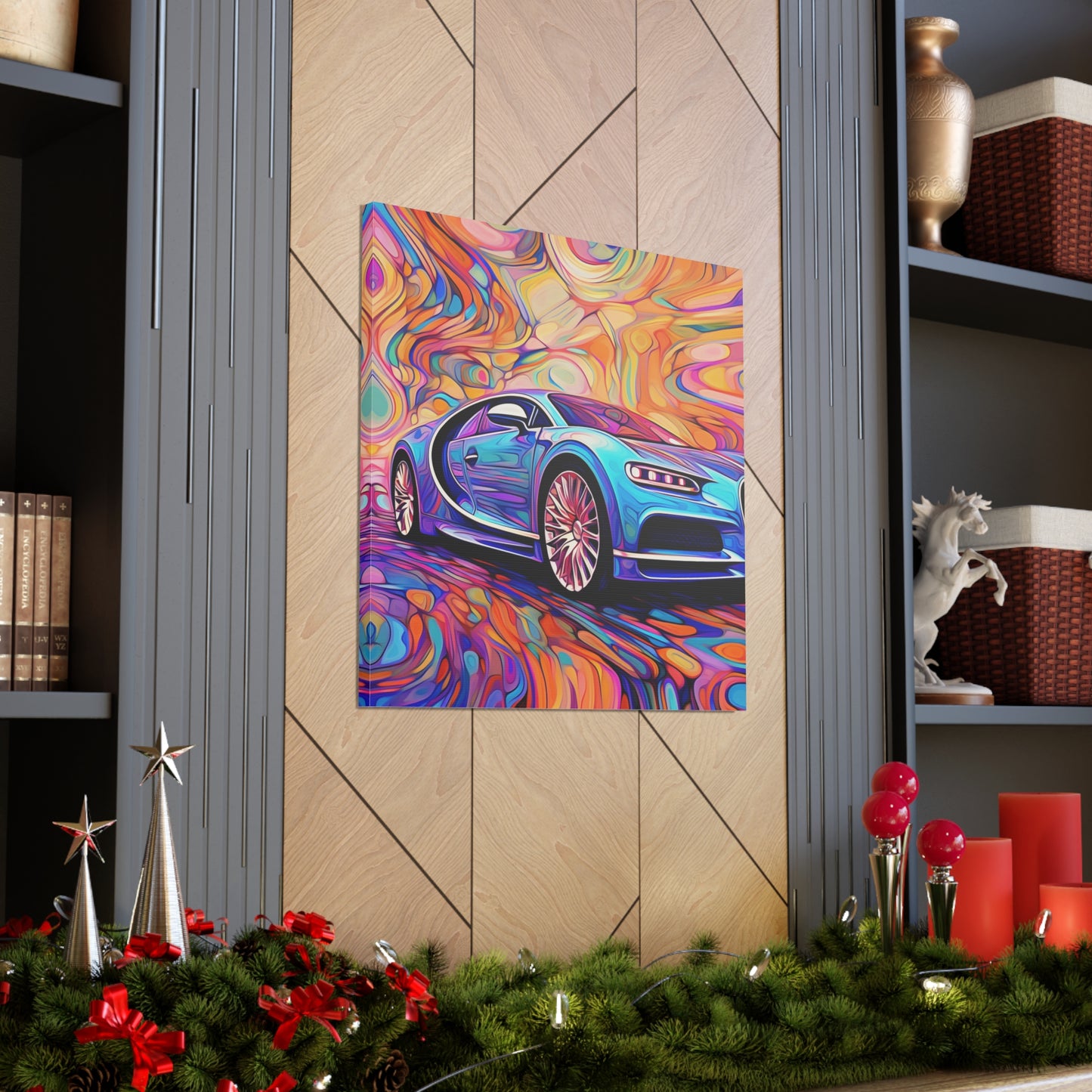 Canvas Gallery Wraps Bugatti Abstract Concept 3